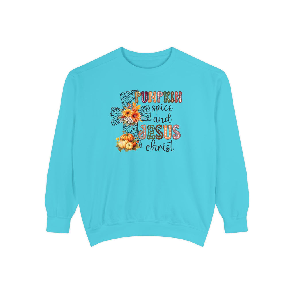 Fall Pumpkin Spice and Jesus Sweatshirt