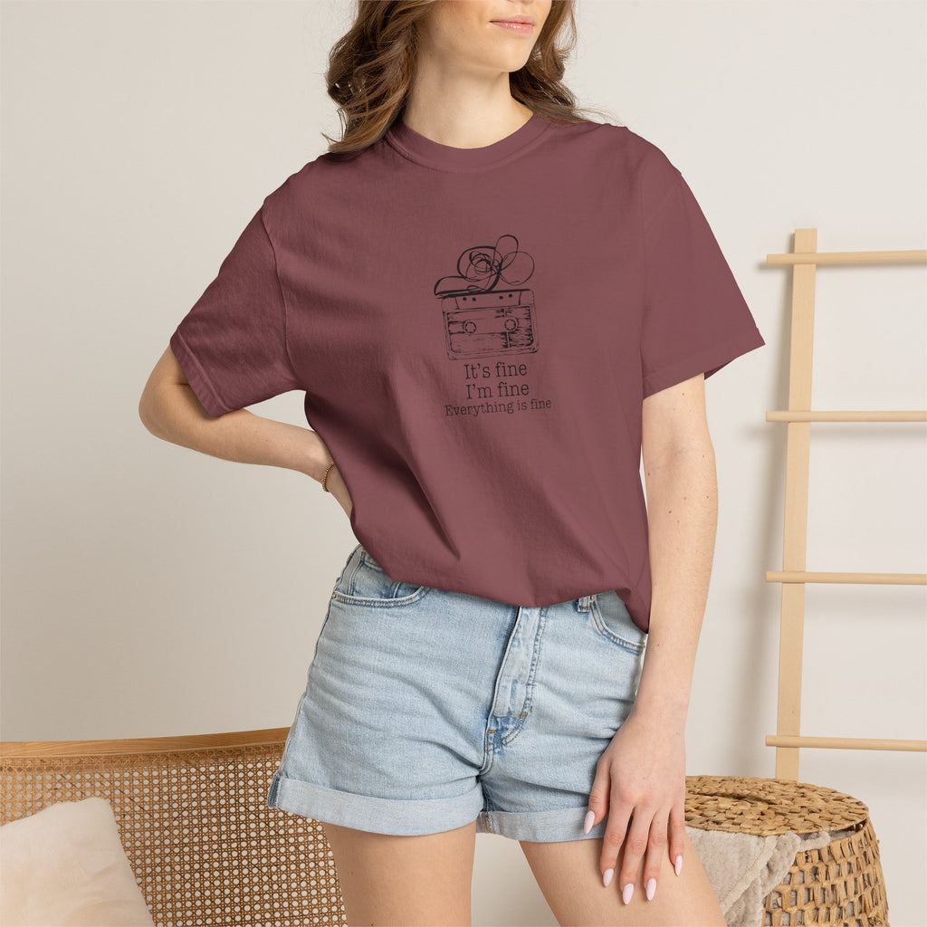I’m Fine Cassette Tape T-Shirt