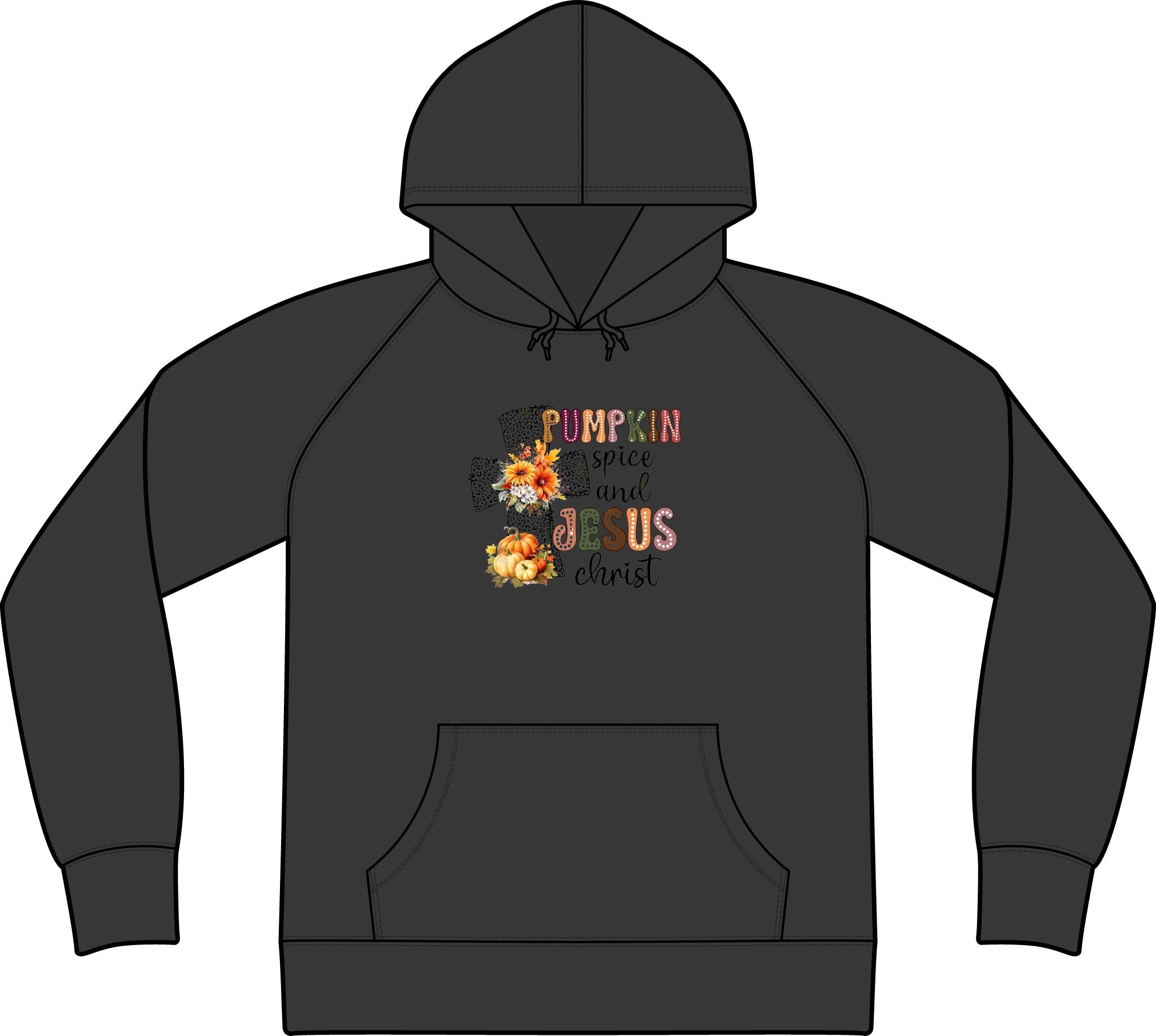 Pumpkin Spice and Jesus Christ Hoodie