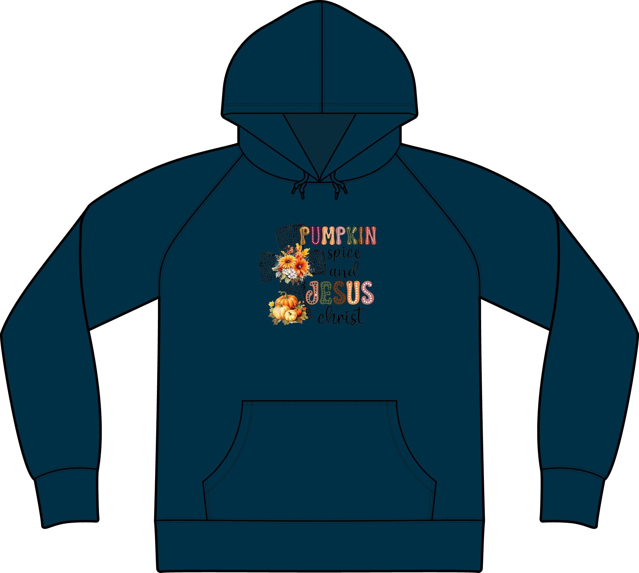Pumpkin Spice and Jesus Christ Hoodie