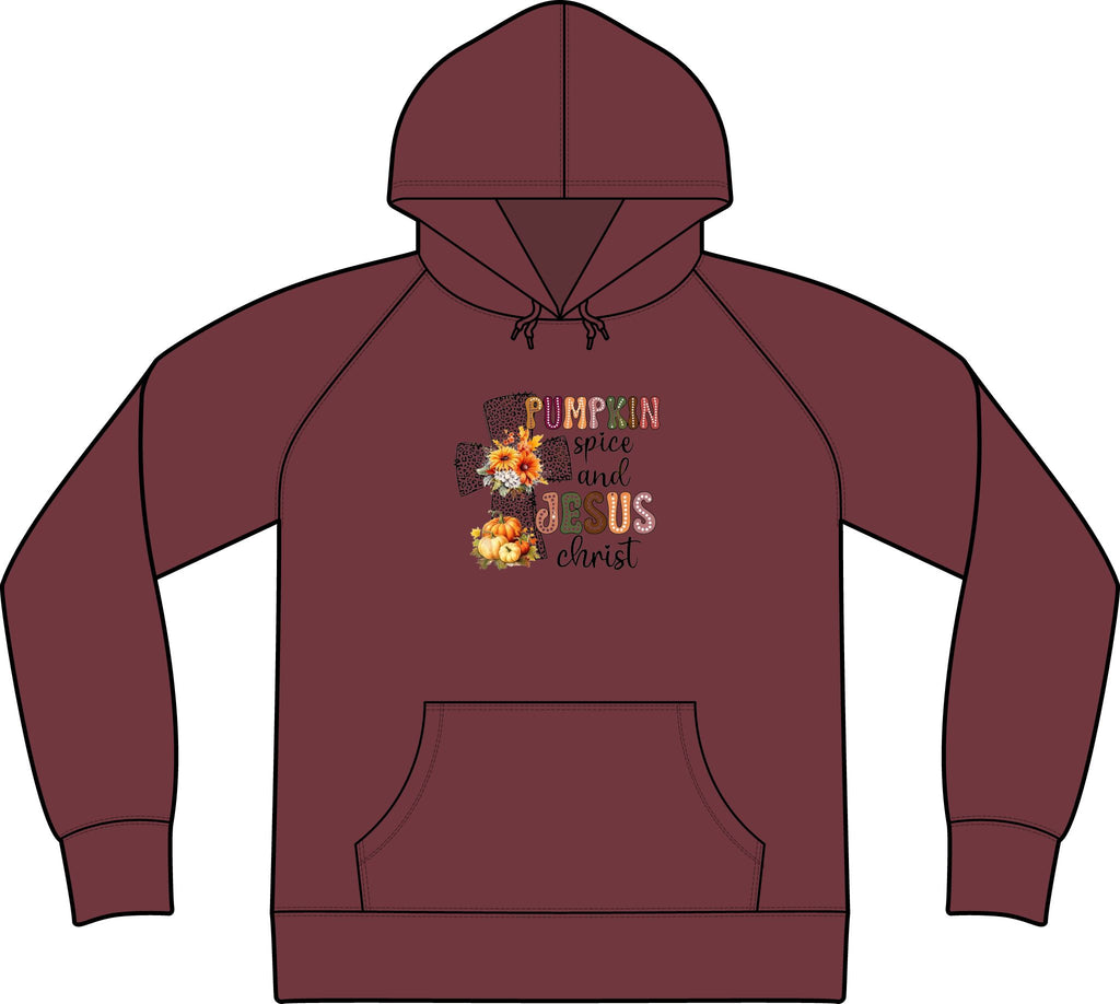 Pumpkin Spice and Jesus Christ Hoodie