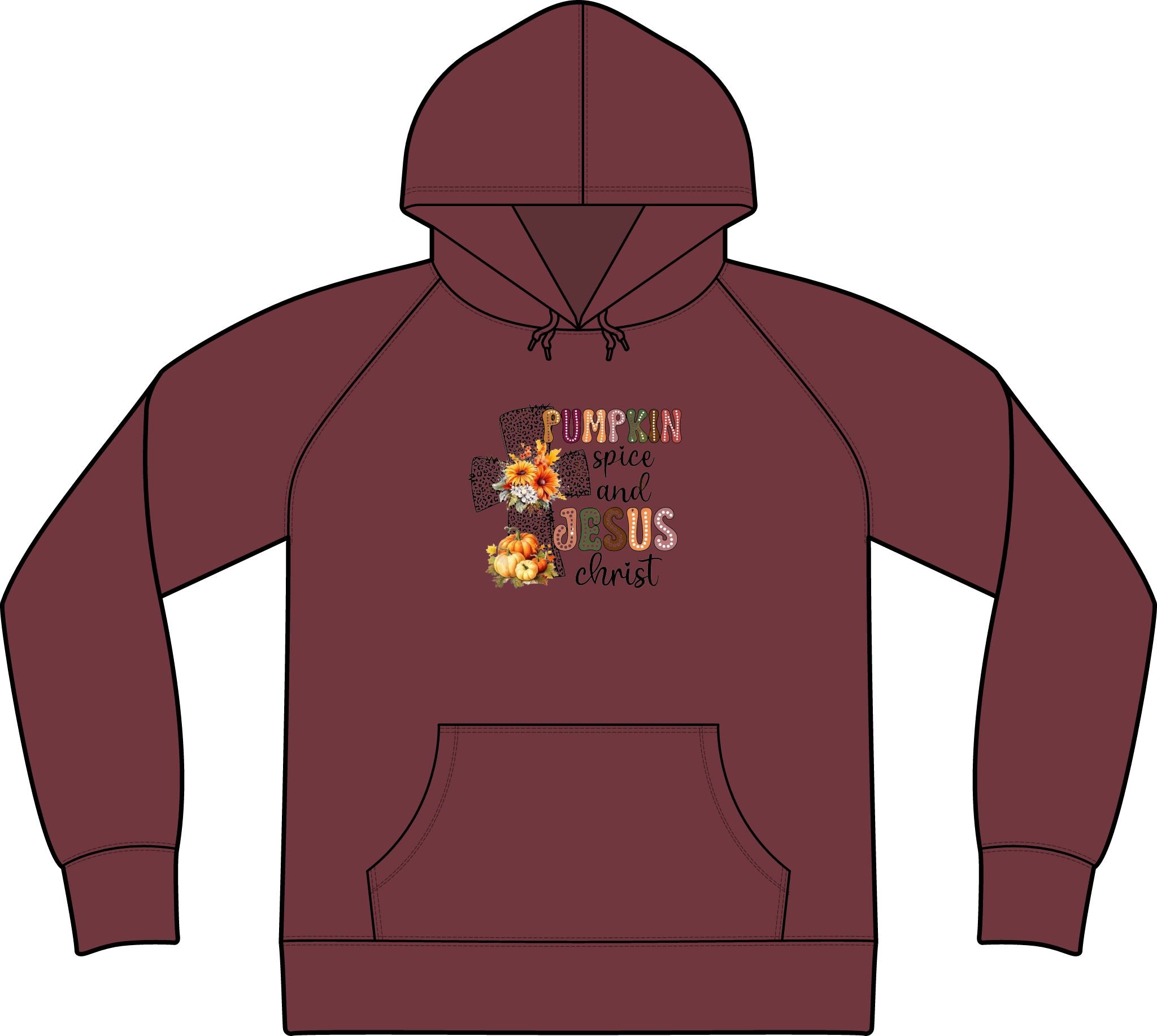 Pumpkin Spice and Jesus Christ Hoodie