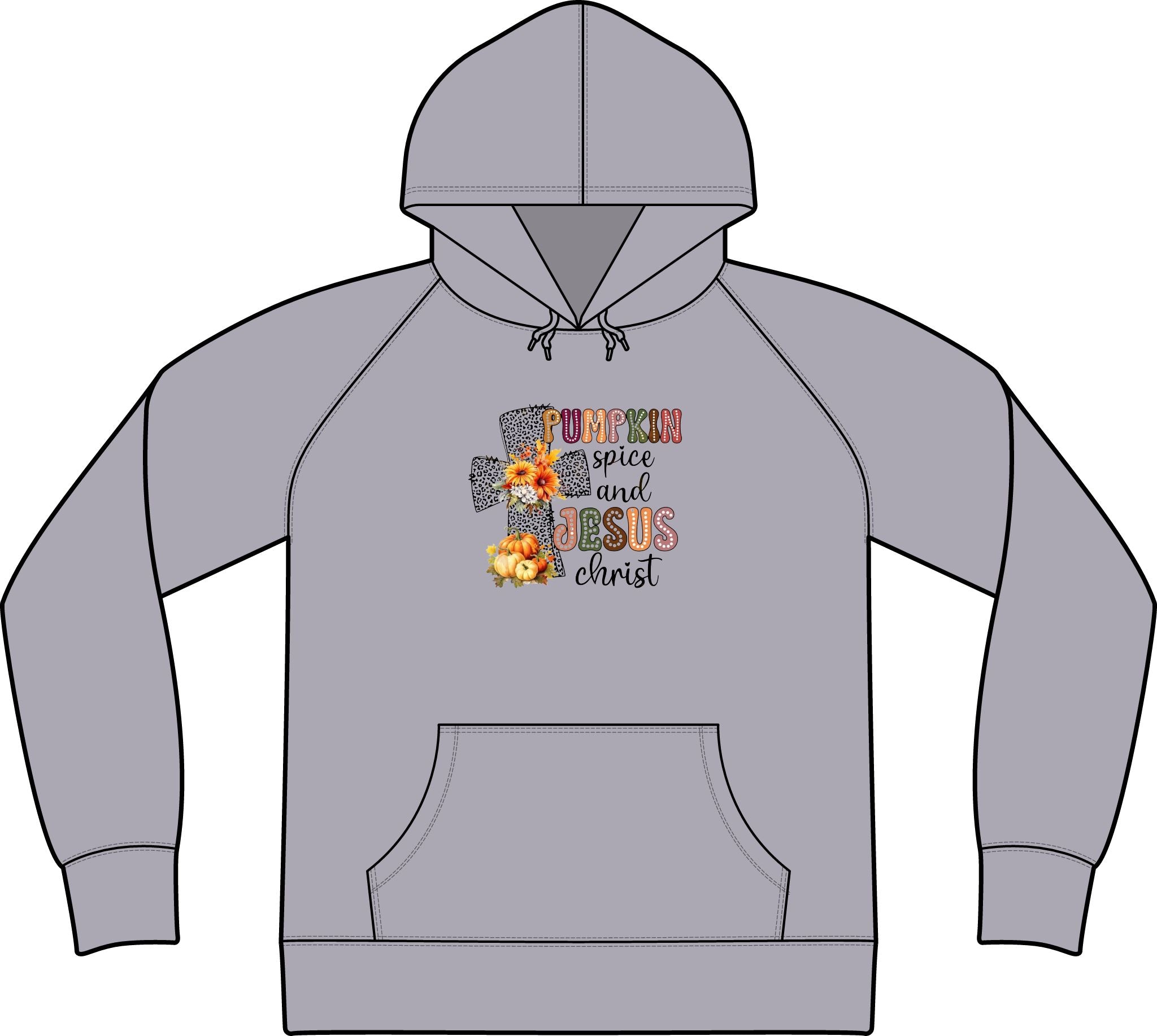 Pumpkin Spice and Jesus Christ Hoodie