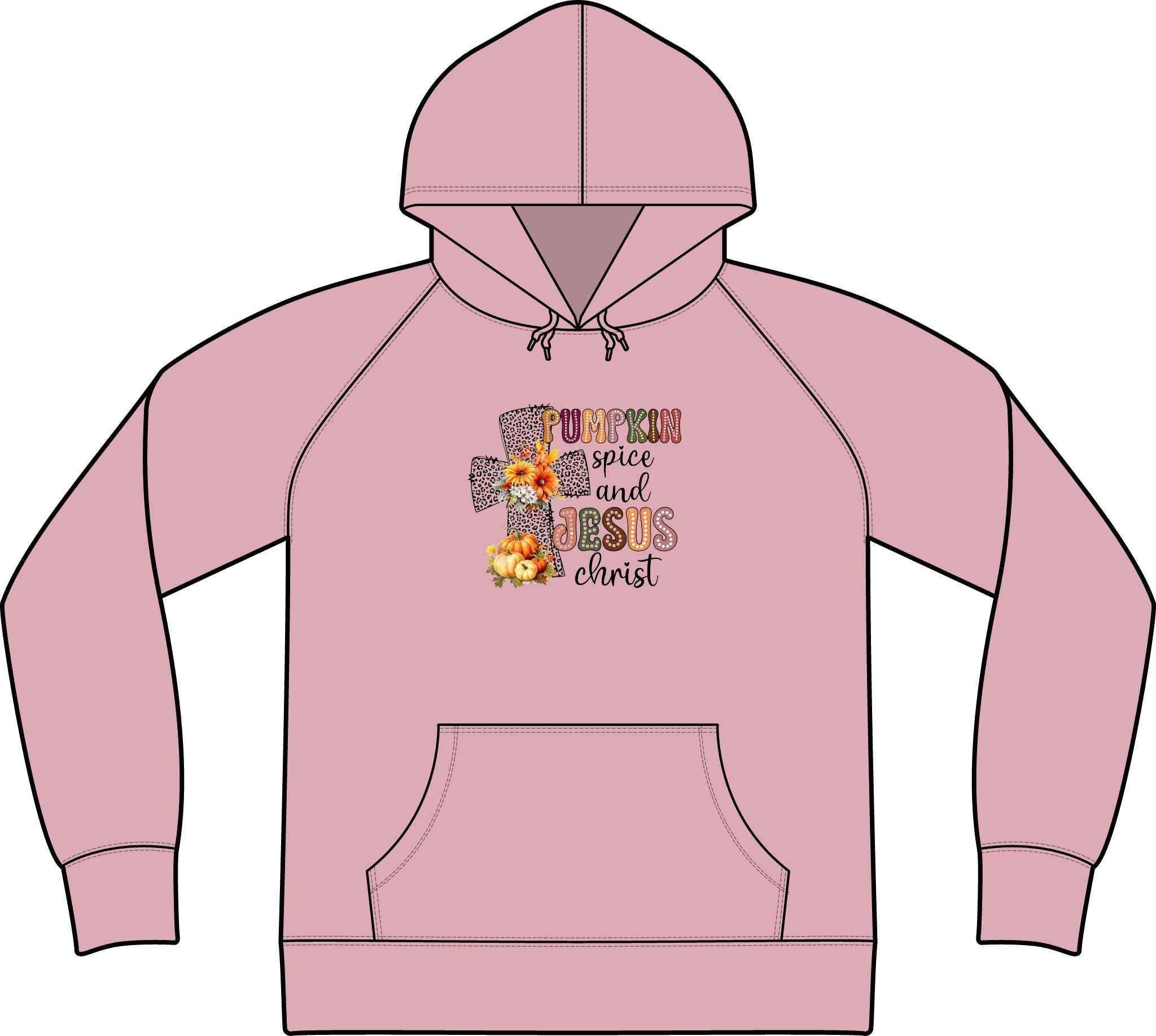 Pumpkin Spice and Jesus Christ Hoodie