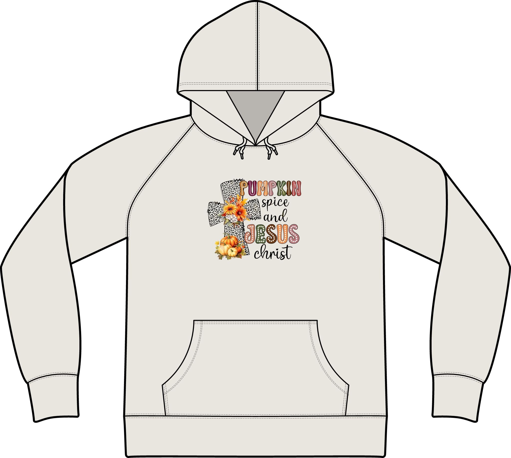 Pumpkin Spice and Jesus Christ Hoodie