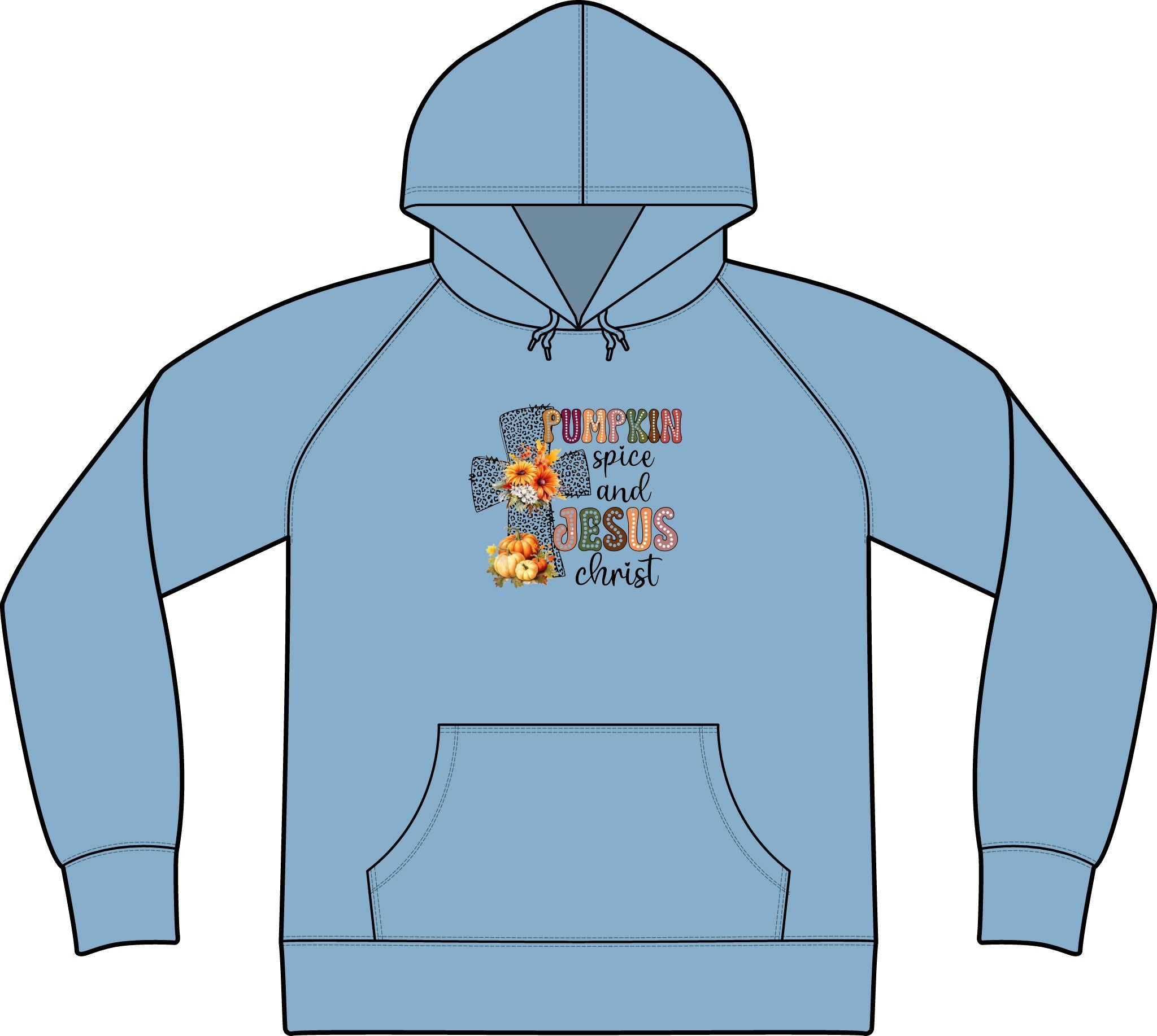 Pumpkin Spice and Jesus Christ Hoodie