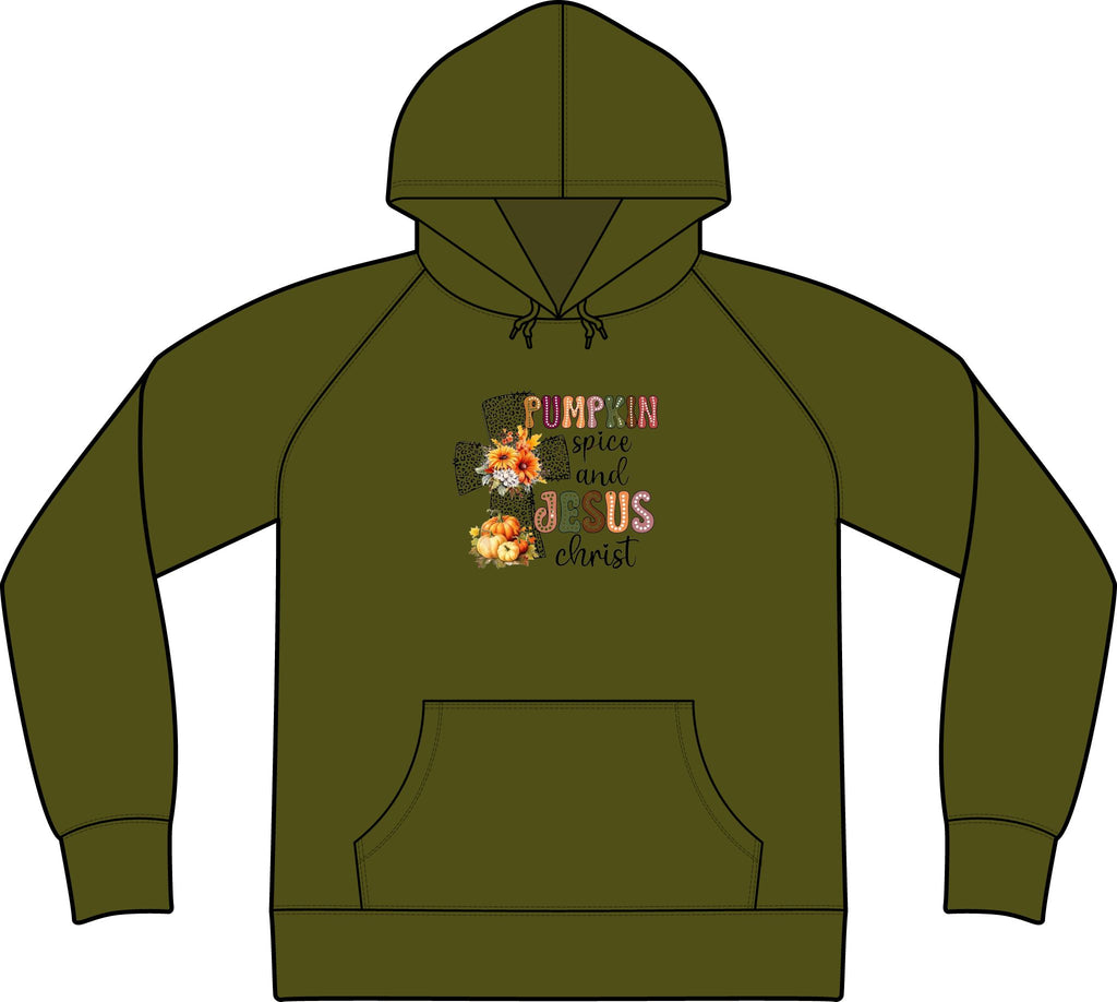 Pumpkin Spice and Jesus Christ Hoodie