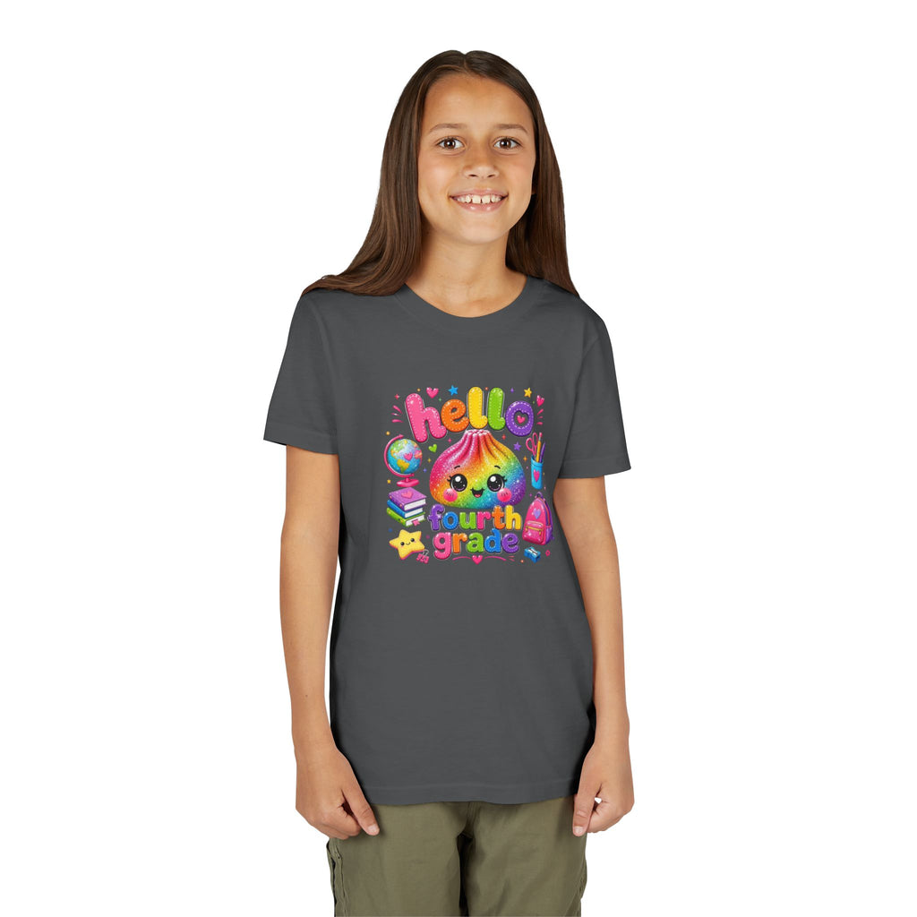 "Hello Fourth Grade" Kids T-Shirt