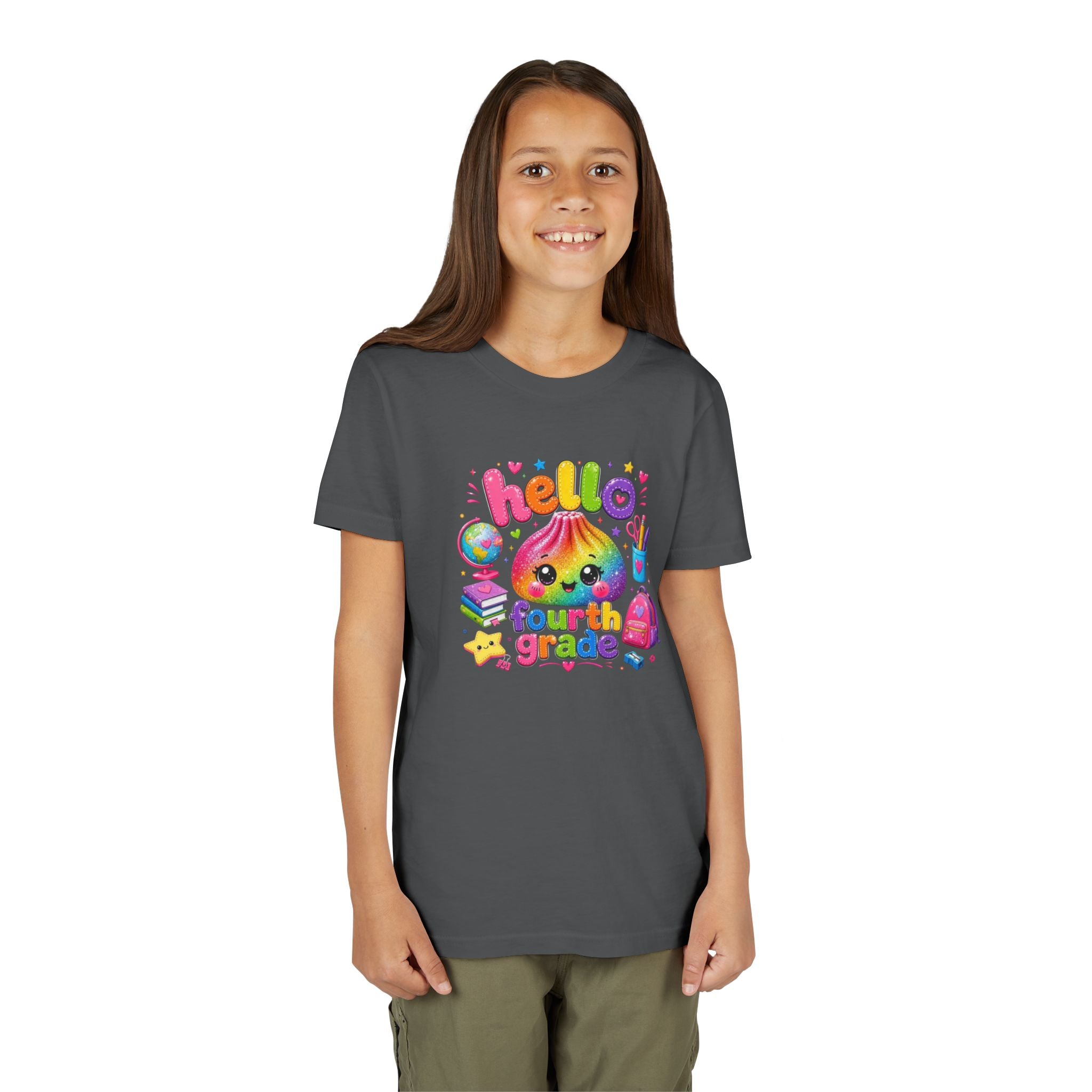 "Hello Fourth Grade" Kids T-Shirt