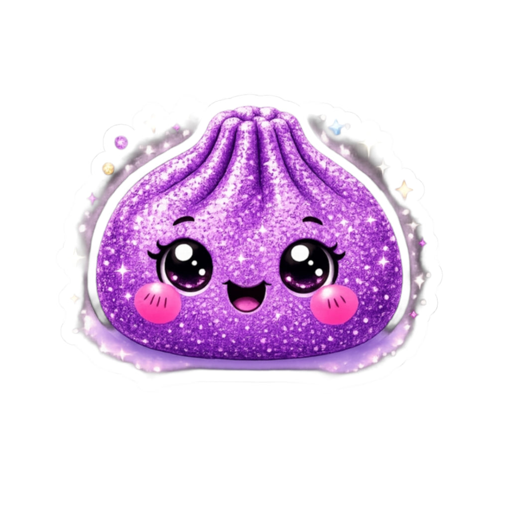 Cute Purple Dumpling Sticker