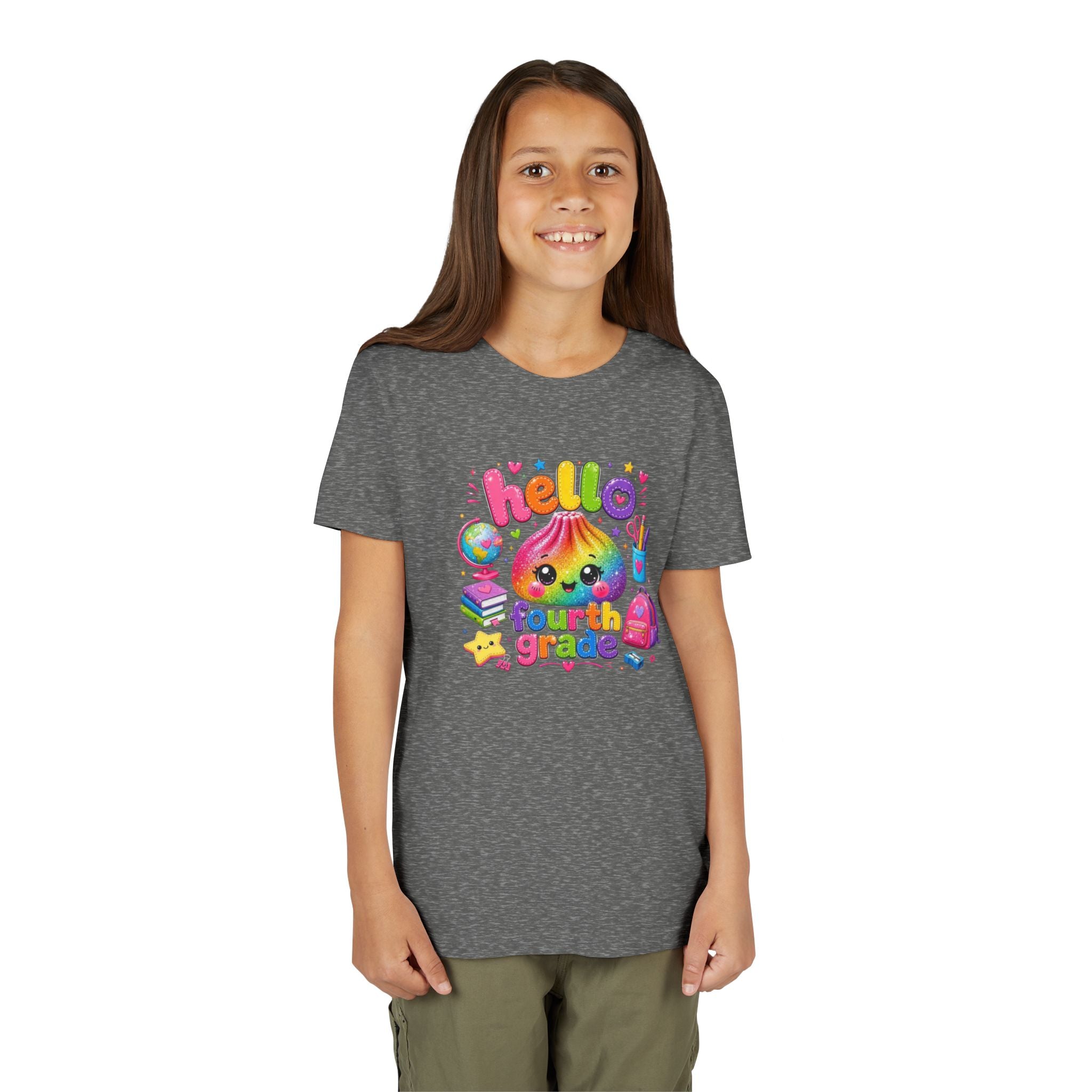 "Hello Fourth Grade" Kids T-Shirt