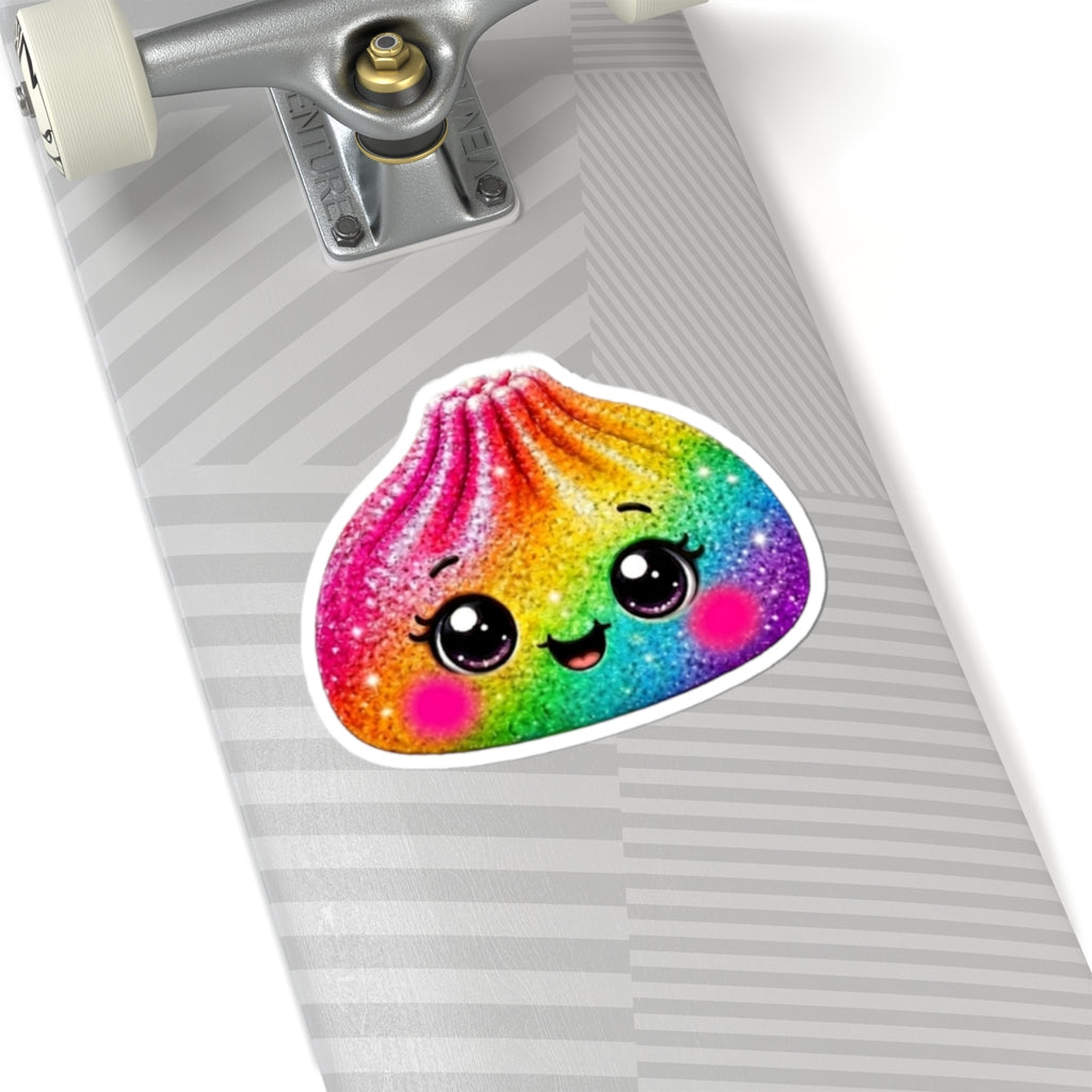 Rainbow Glitter Dumpling Sticker