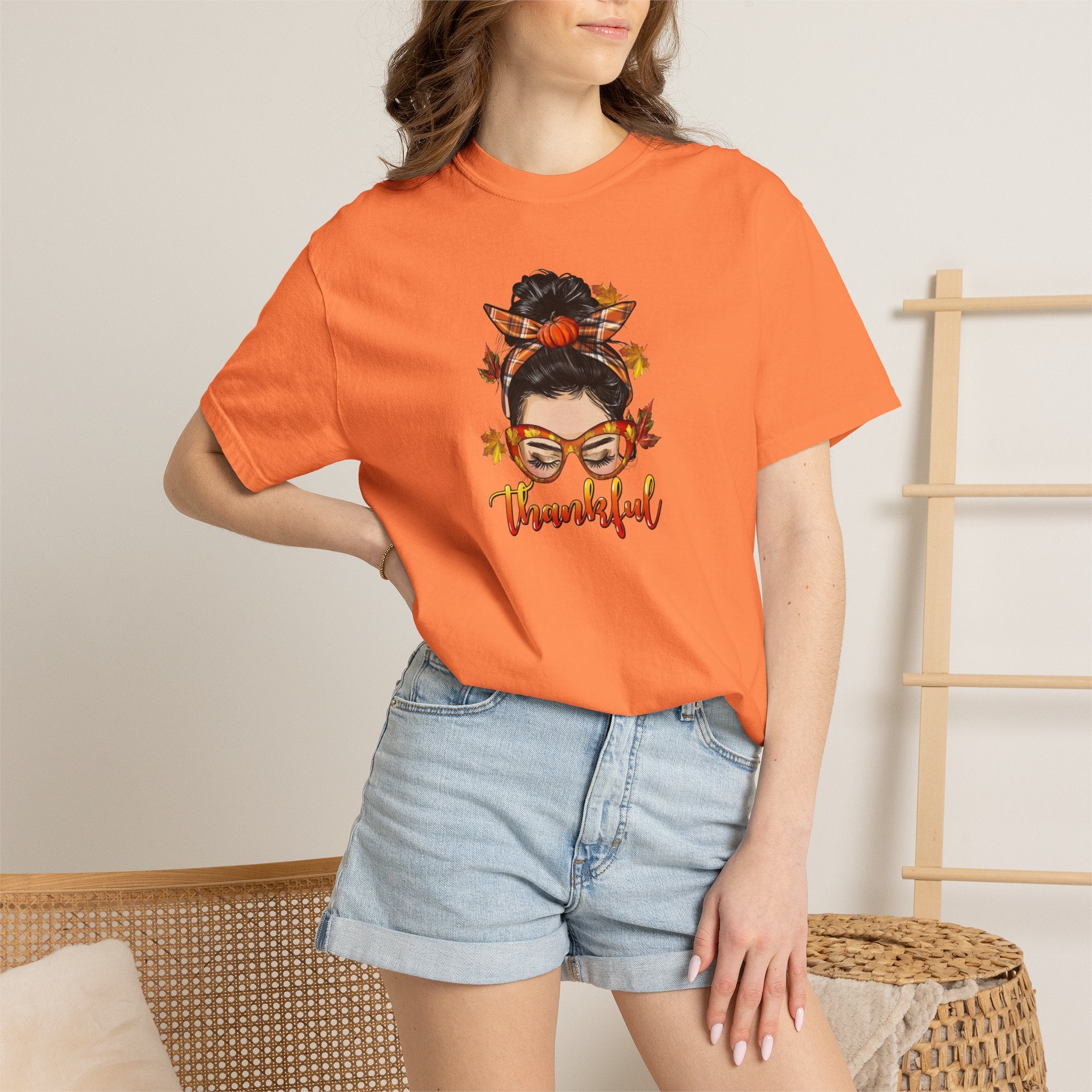 Thankful Fall Woman T-Shirt
