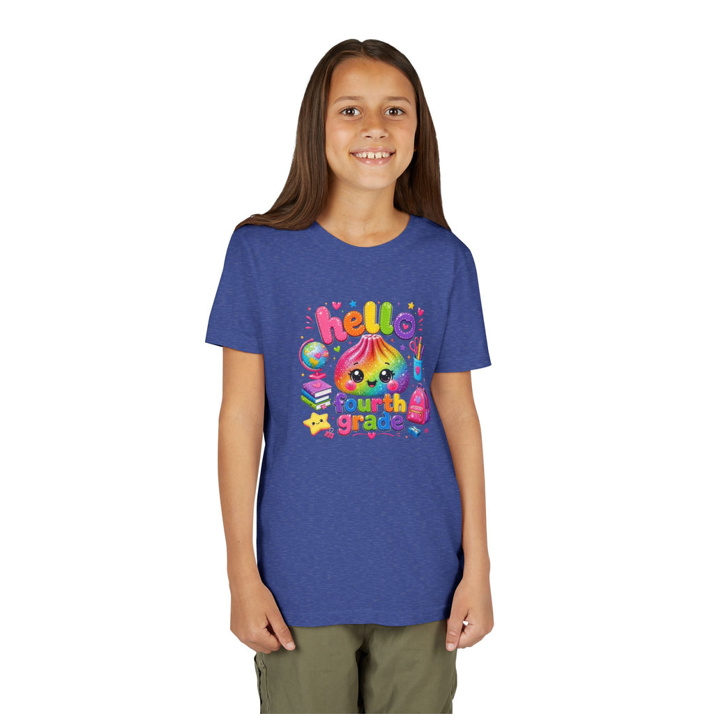 "Hello Fourth Grade" Kids T-Shirt