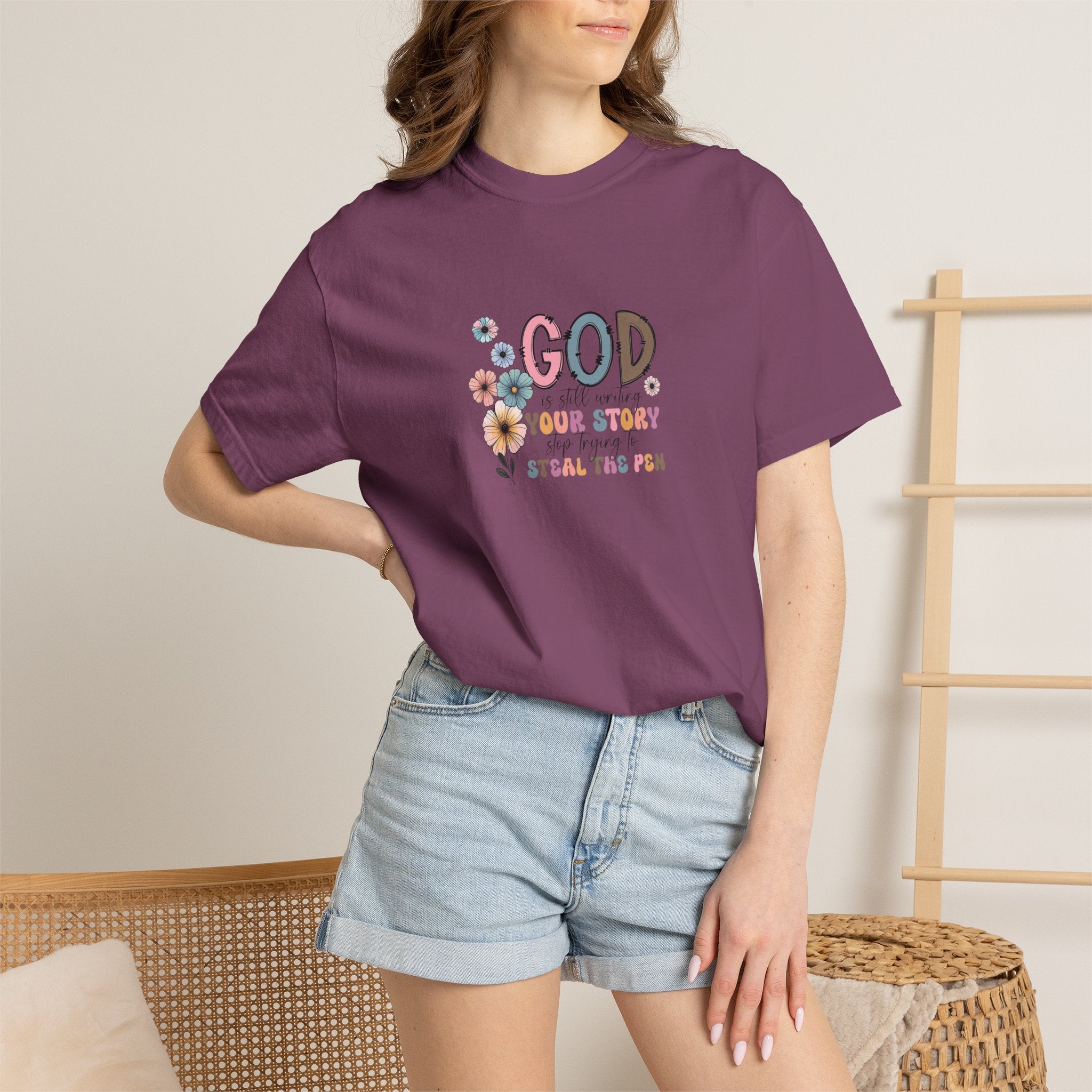 God Grew Your Story Floral T-Shirt