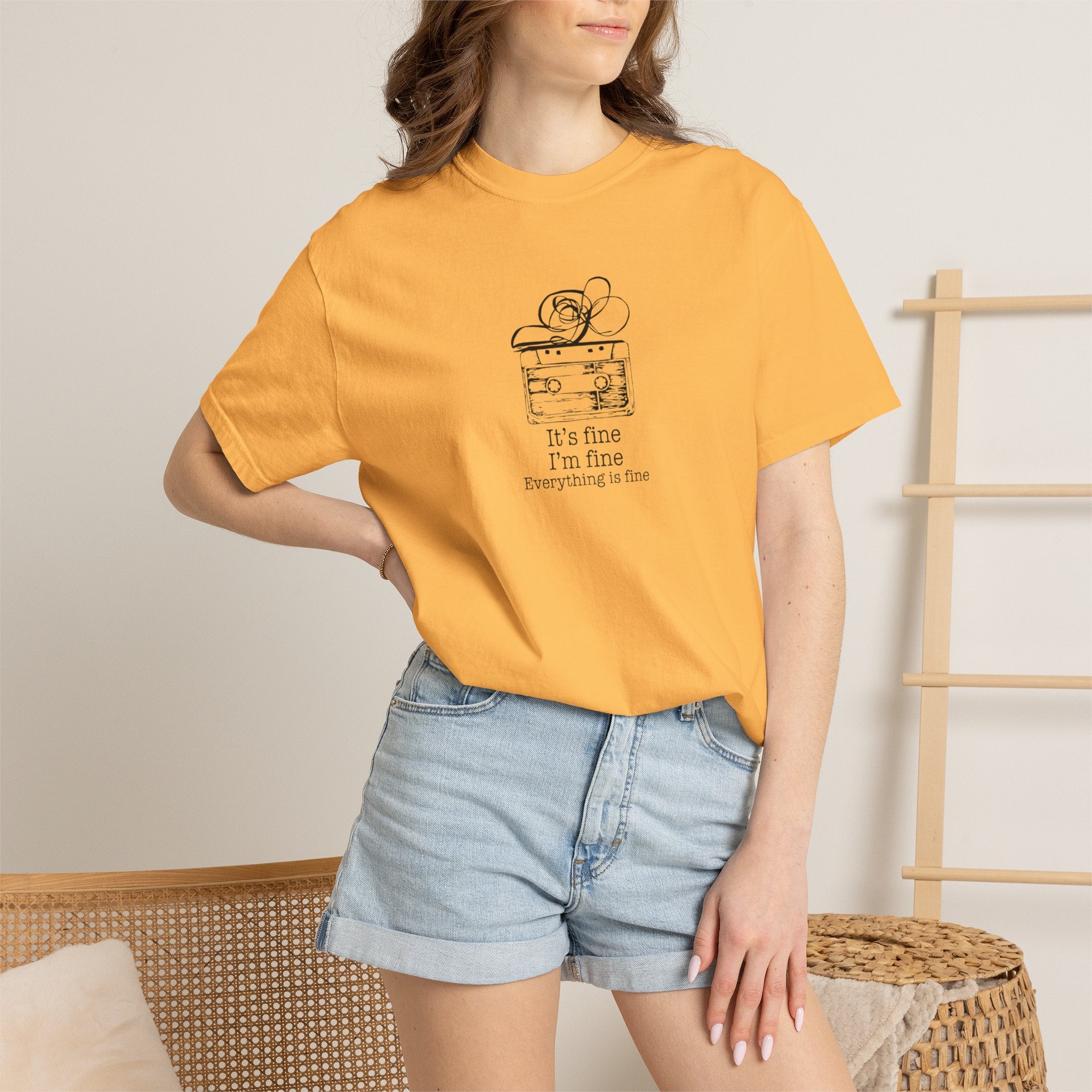 I’m Fine Cassette Tape T-Shirt