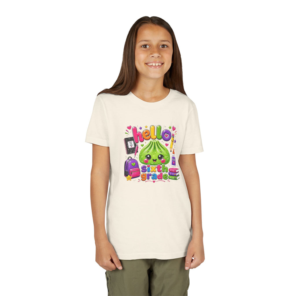 "Hello Sixth Grade" Youth Tee