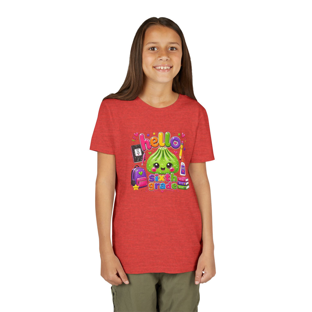 "Hello Sixth Grade" Youth Tee