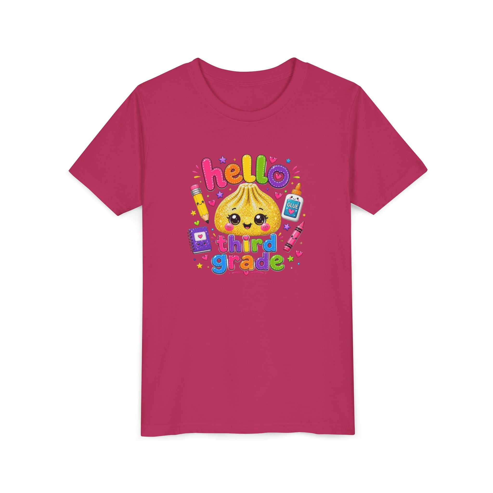 Hello Third Grade Youth Tee