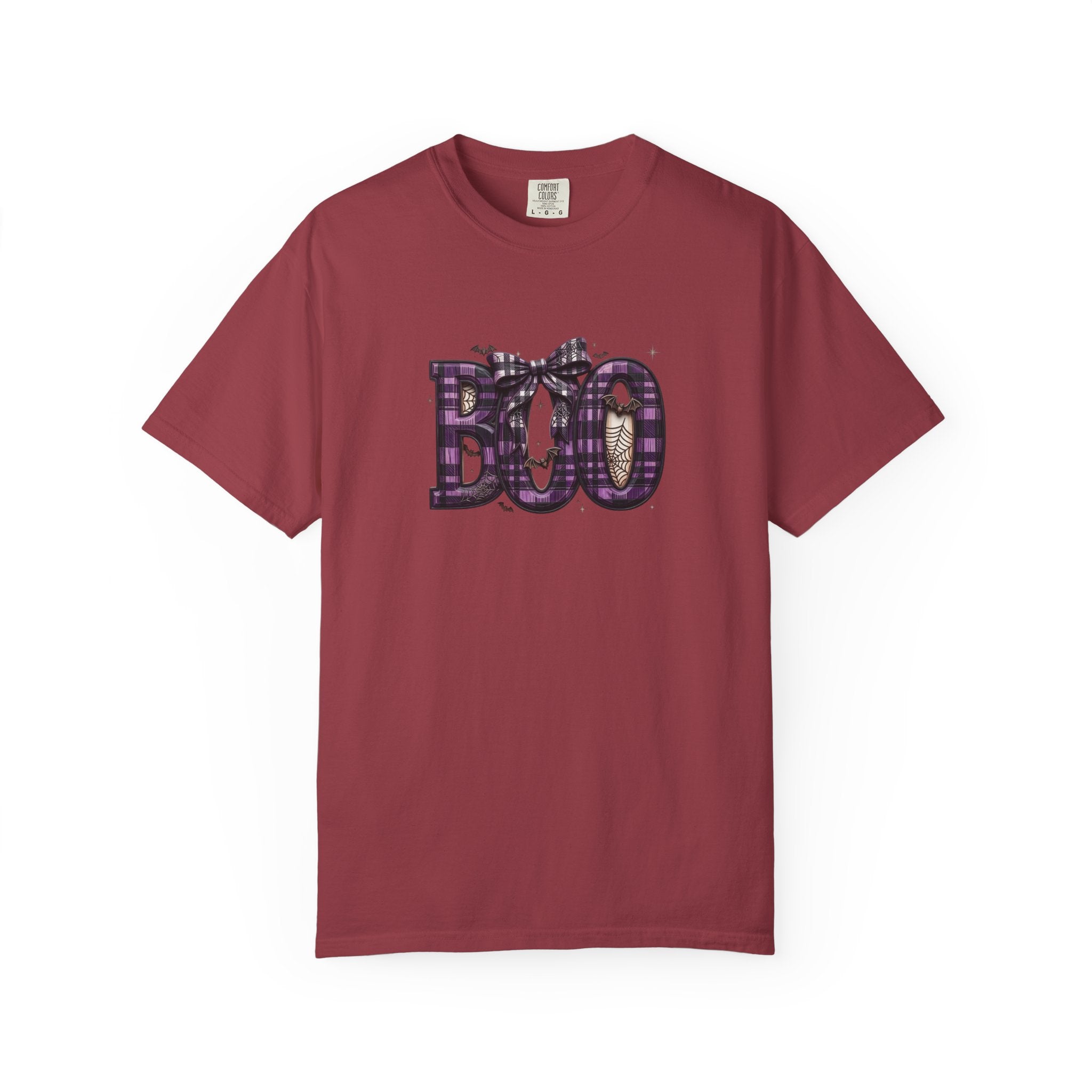 Halloween 'BOO' Plaid T-Shirt