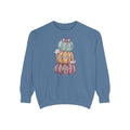 Pumpkin Stack Sweatshirt — Grateful, Thankful, Blessed
