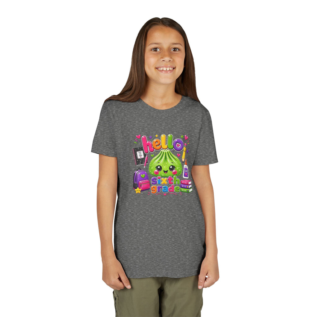 "Hello Sixth Grade" Youth Tee