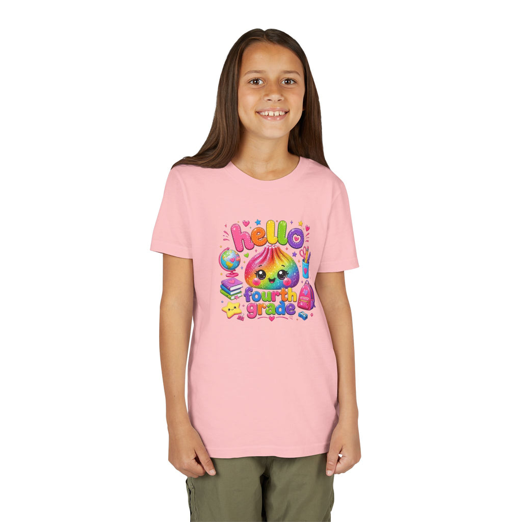 "Hello Fourth Grade" Kids T-Shirt