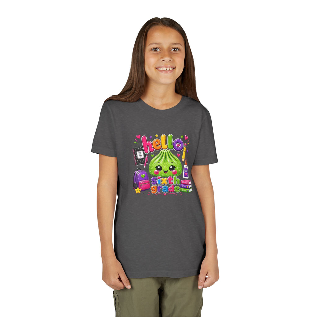 "Hello Sixth Grade" Youth Tee
