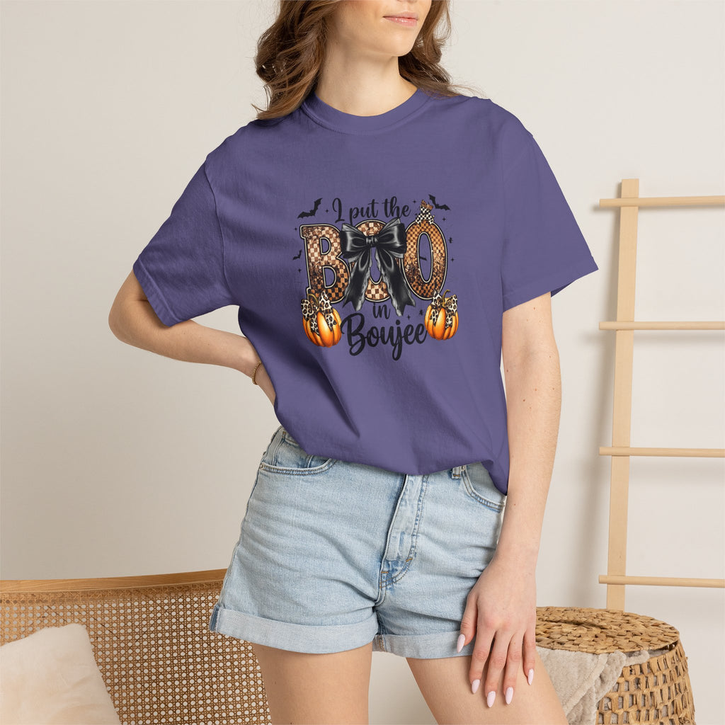 Halloween Boo in Boujee T-Shirt — Cute Spooky Pumpkin Graphic Tee