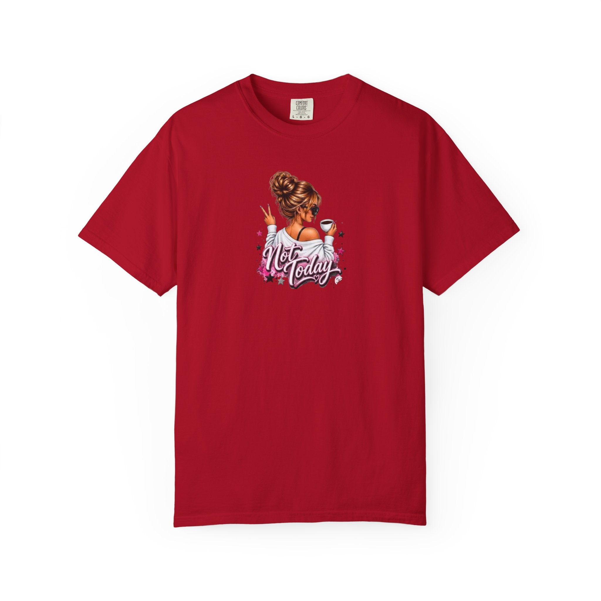 "Not Today" Pink Illustration T-Shirt