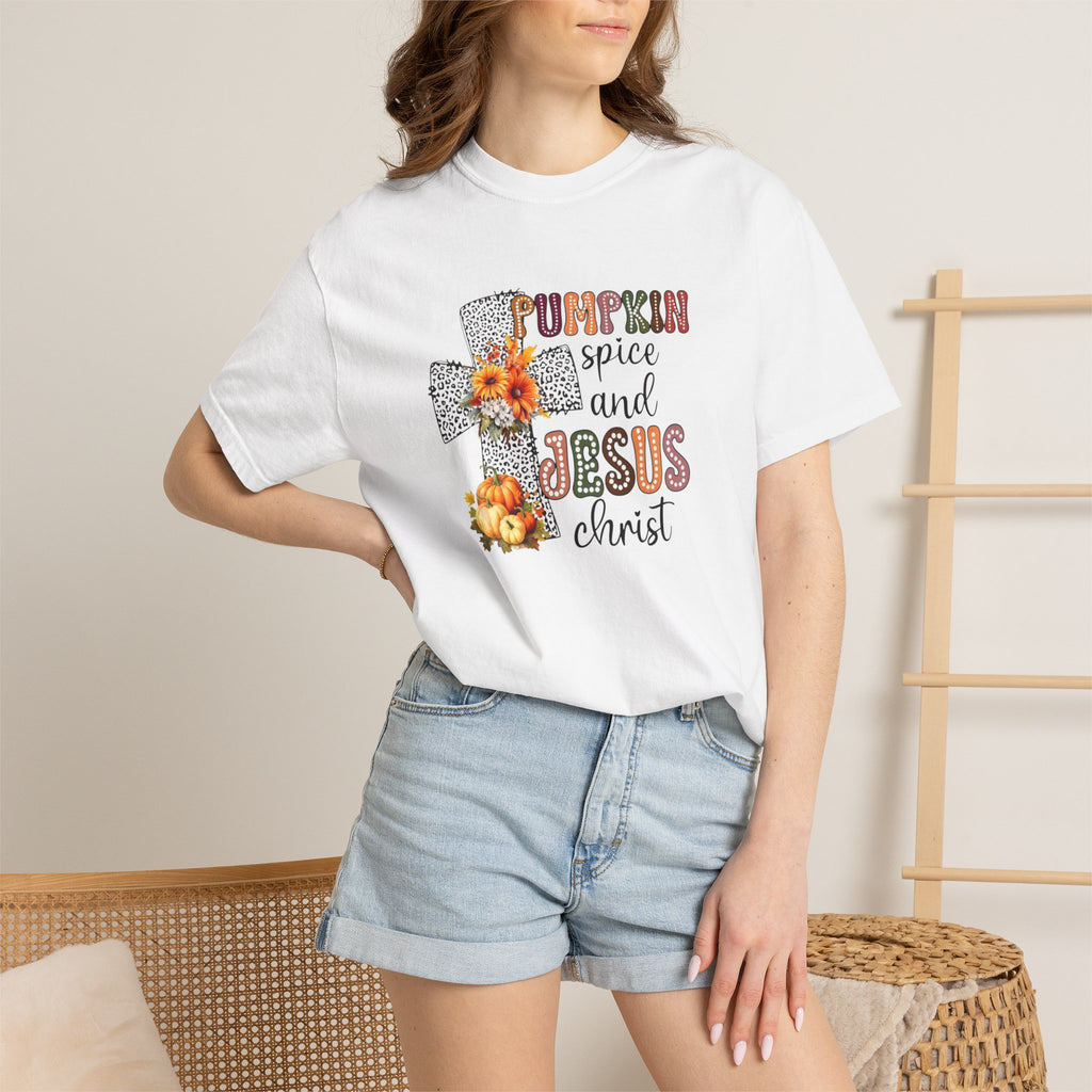 Pumpkin Spice and Jesus Tee