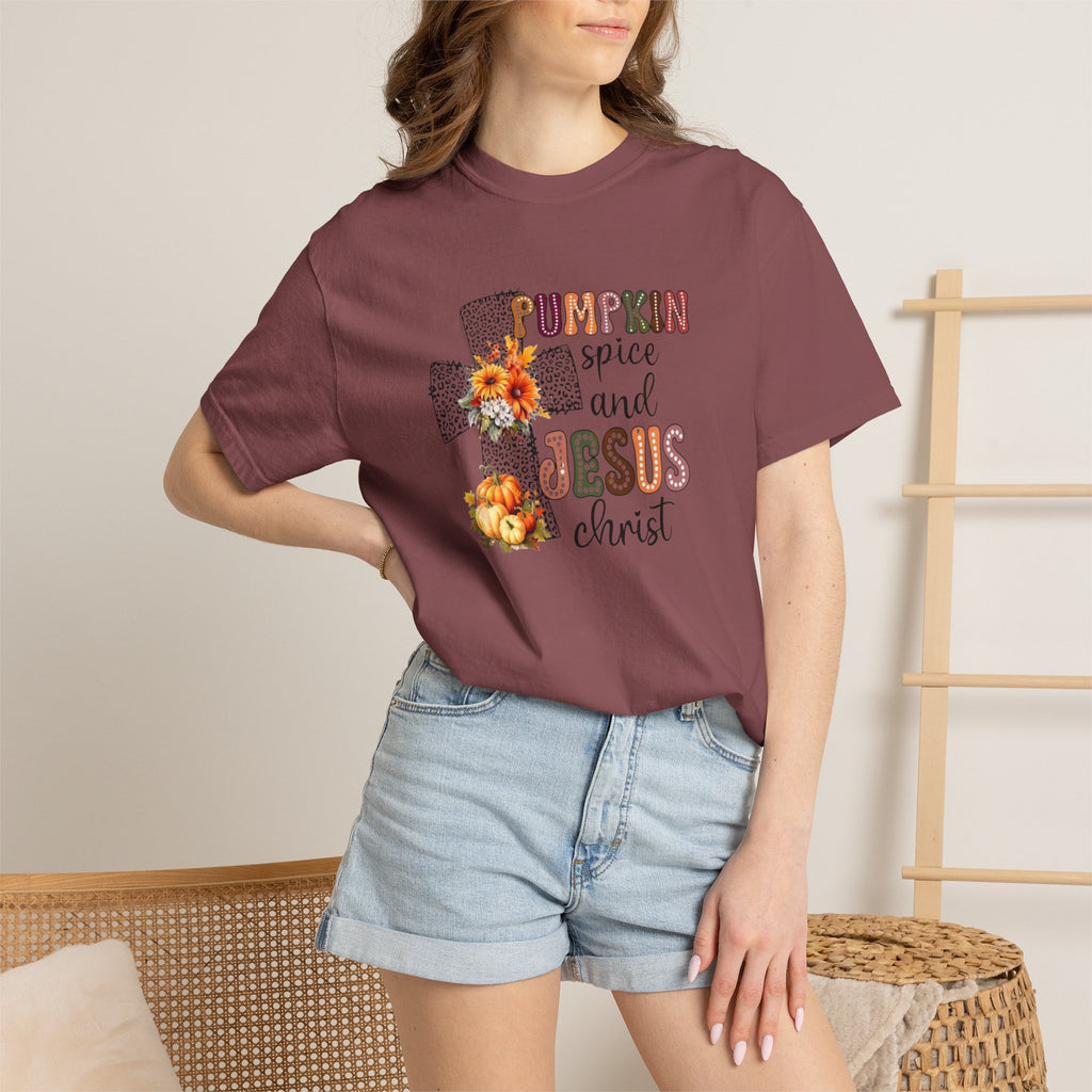 Pumpkin Spice and Jesus Tee