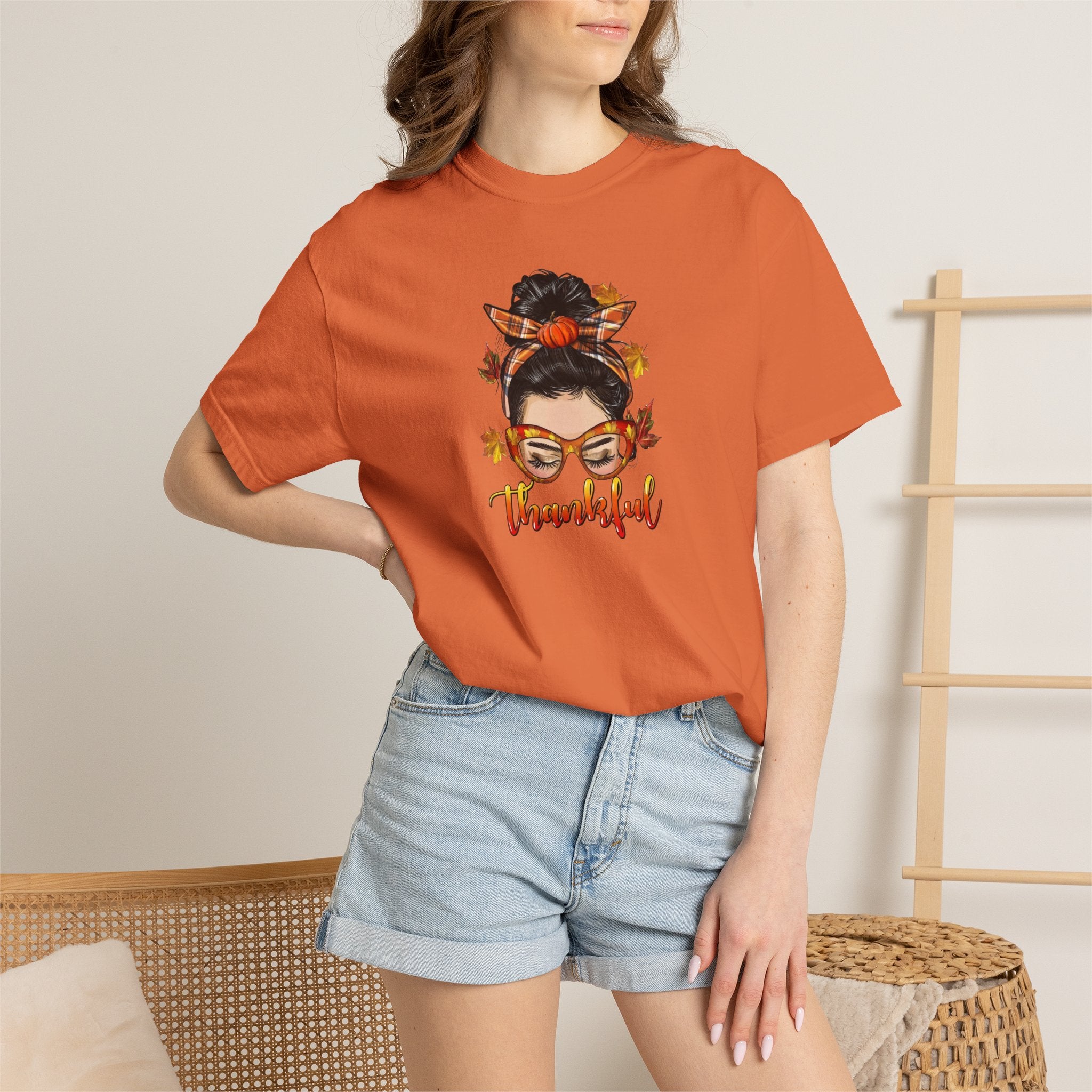 Thankful Fall Woman T-Shirt