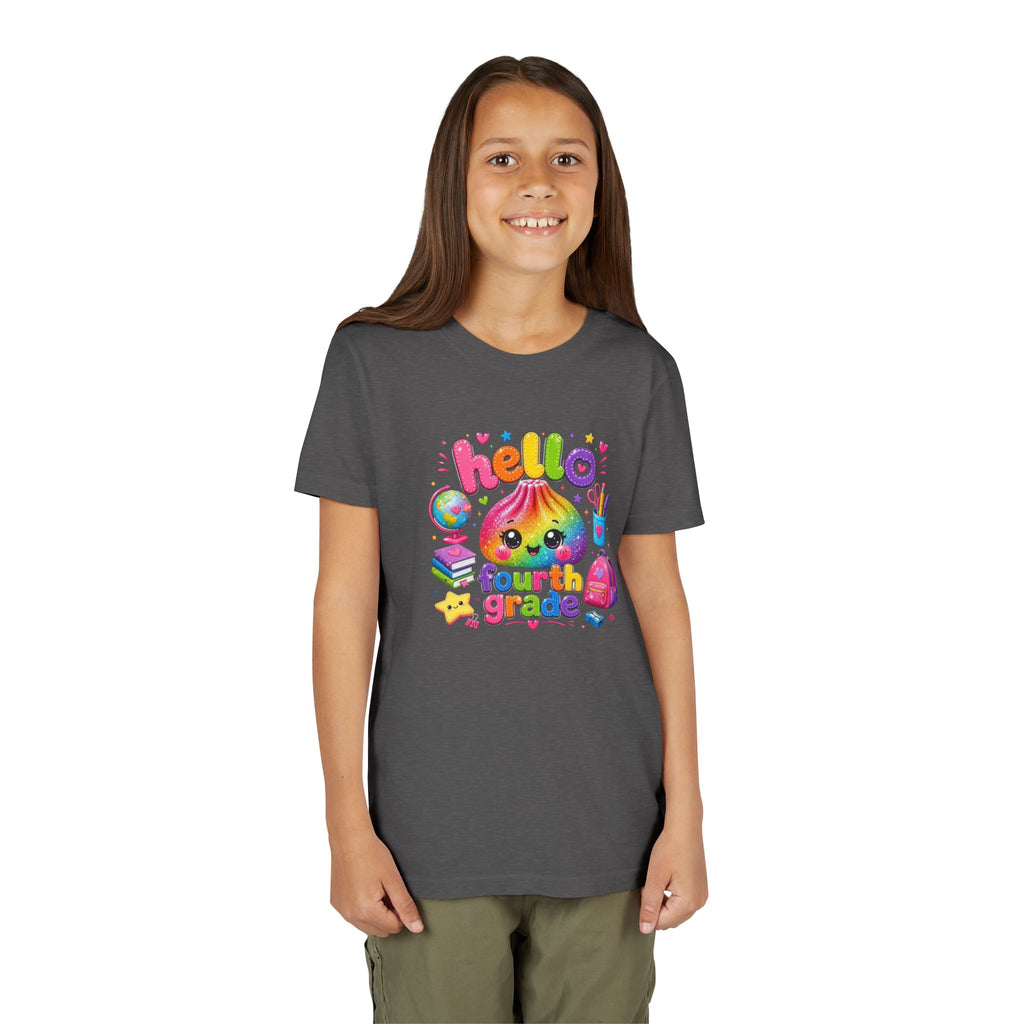 "Hello Fourth Grade" Kids T-Shirt