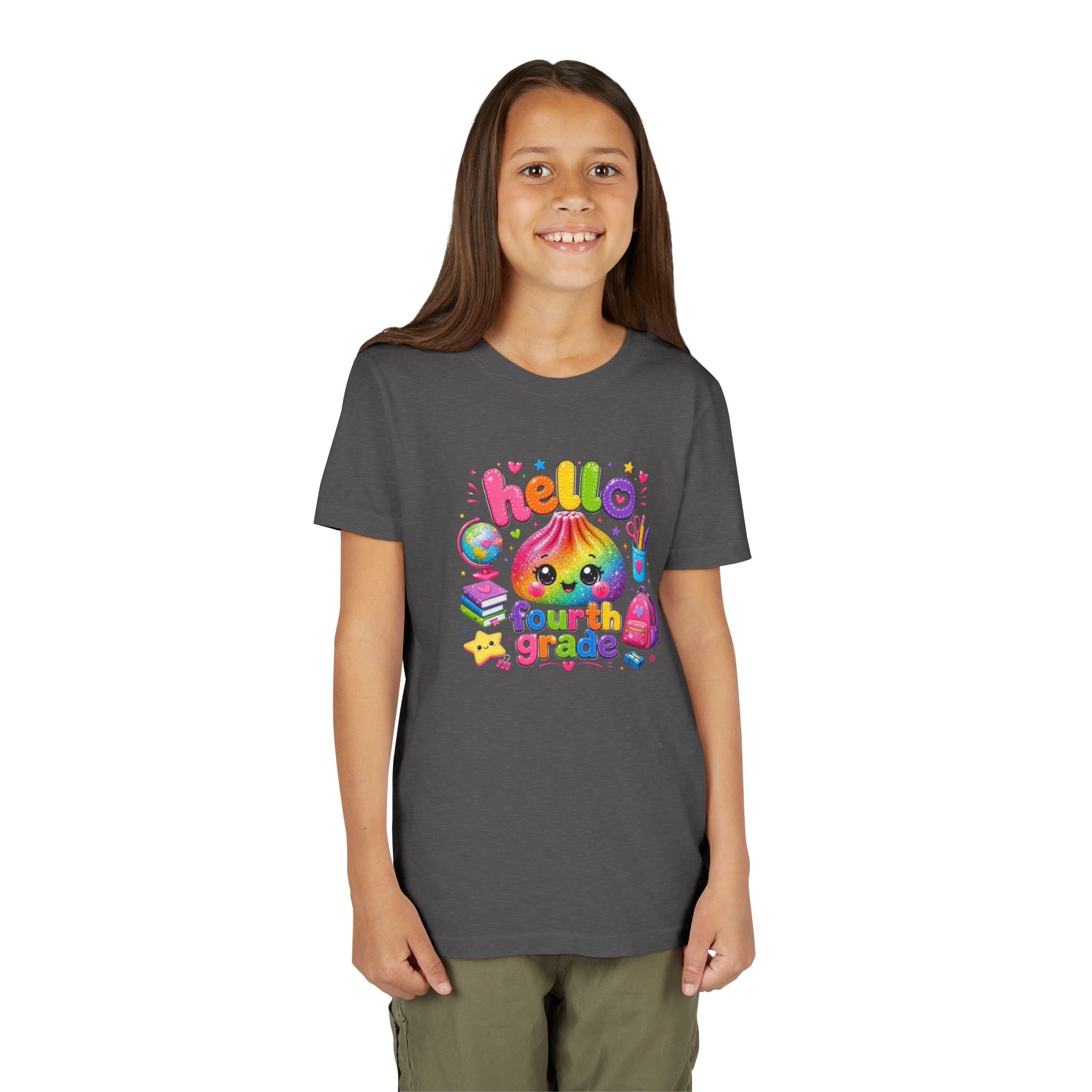 "Hello Fourth Grade" Kids T-Shirt