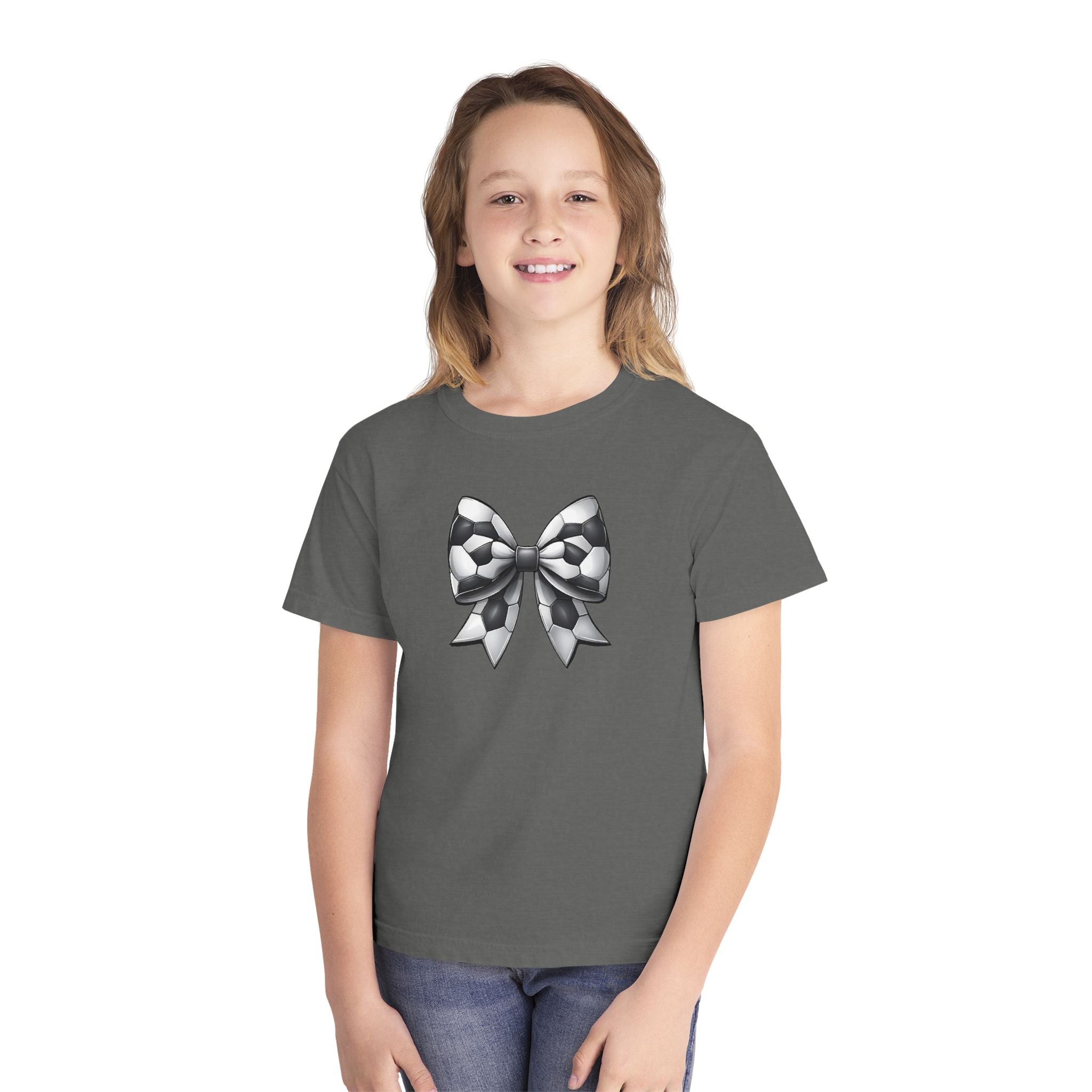 Checkerboard Bow Graphic Shirt for Kids