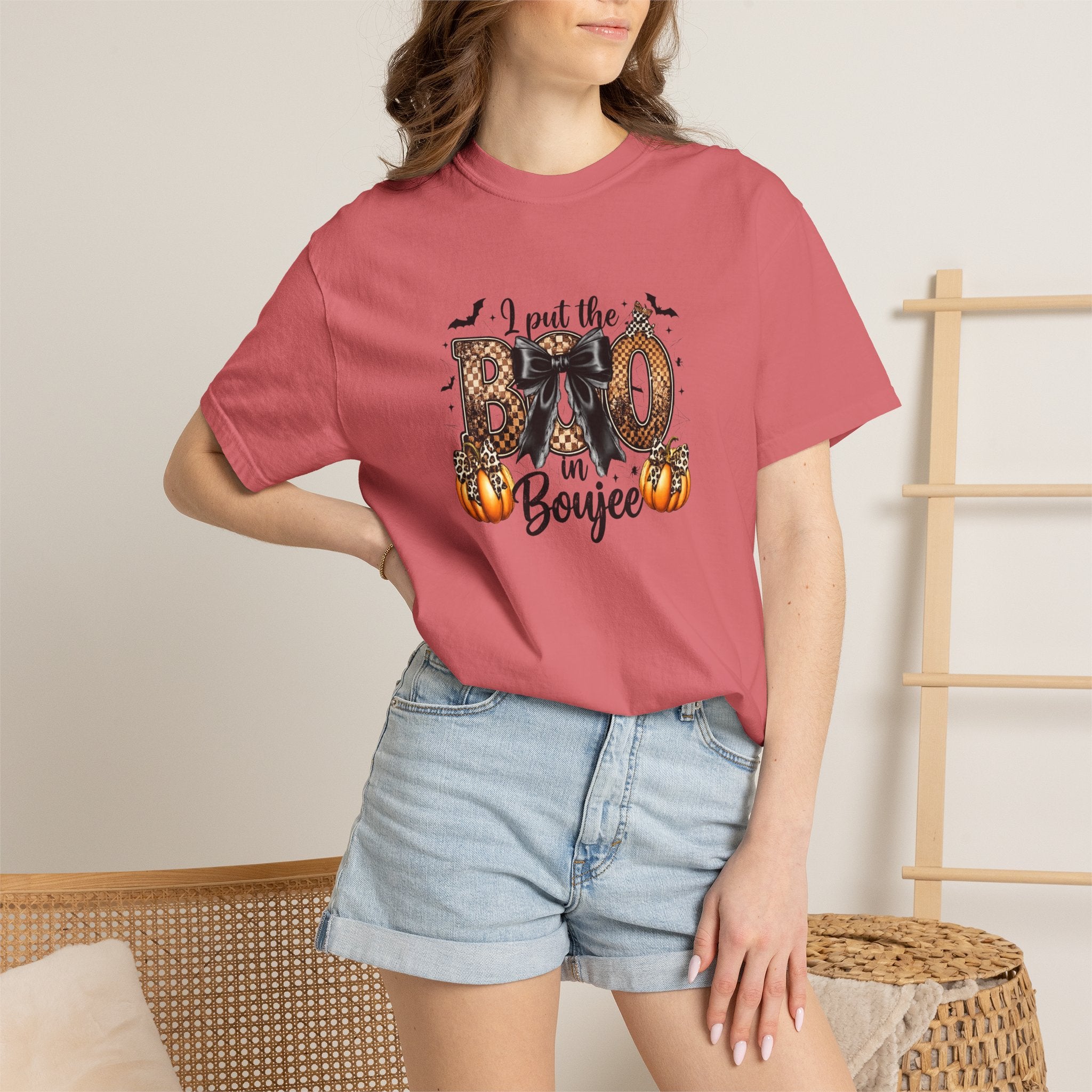 Halloween Boo in Boujee T-Shirt — Cute Spooky Pumpkin Graphic Tee