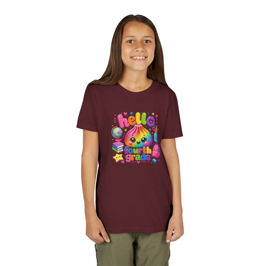 "Hello Fourth Grade" Kids T-Shirt
