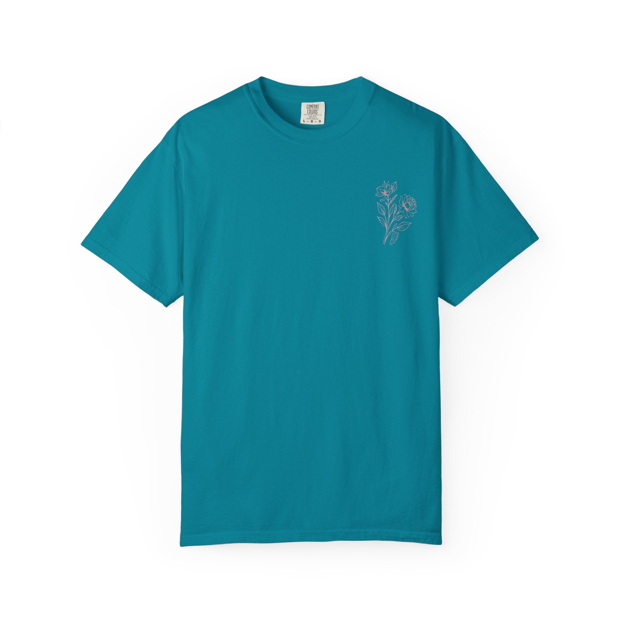 Unisex Garment-Dyed T-shirt ‘Double Bloom Collective’