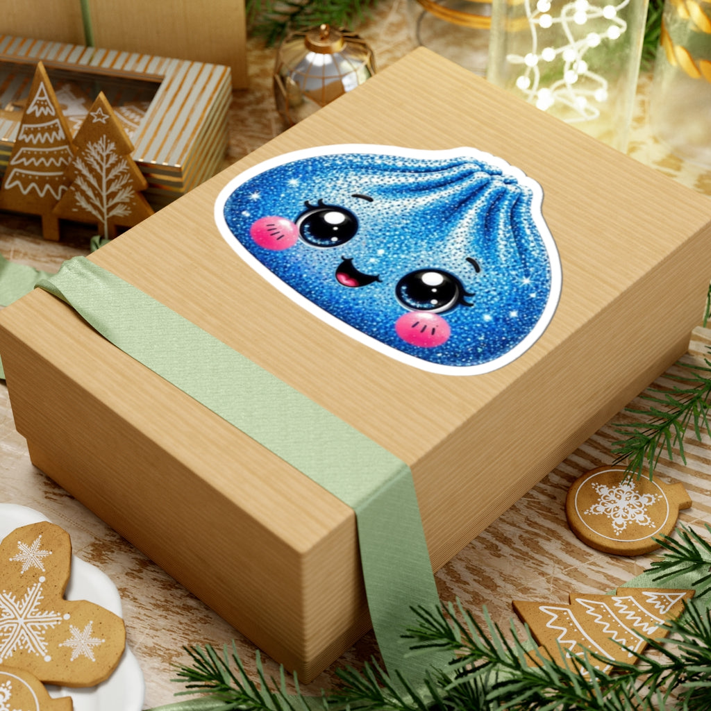 Kawaii Blue Dumpling Sticker