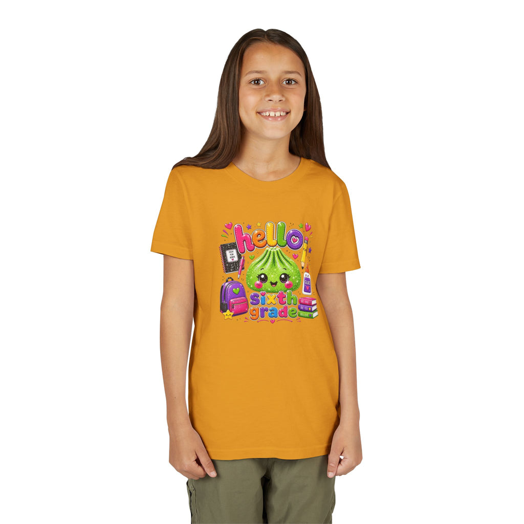 "Hello Sixth Grade" Youth Tee