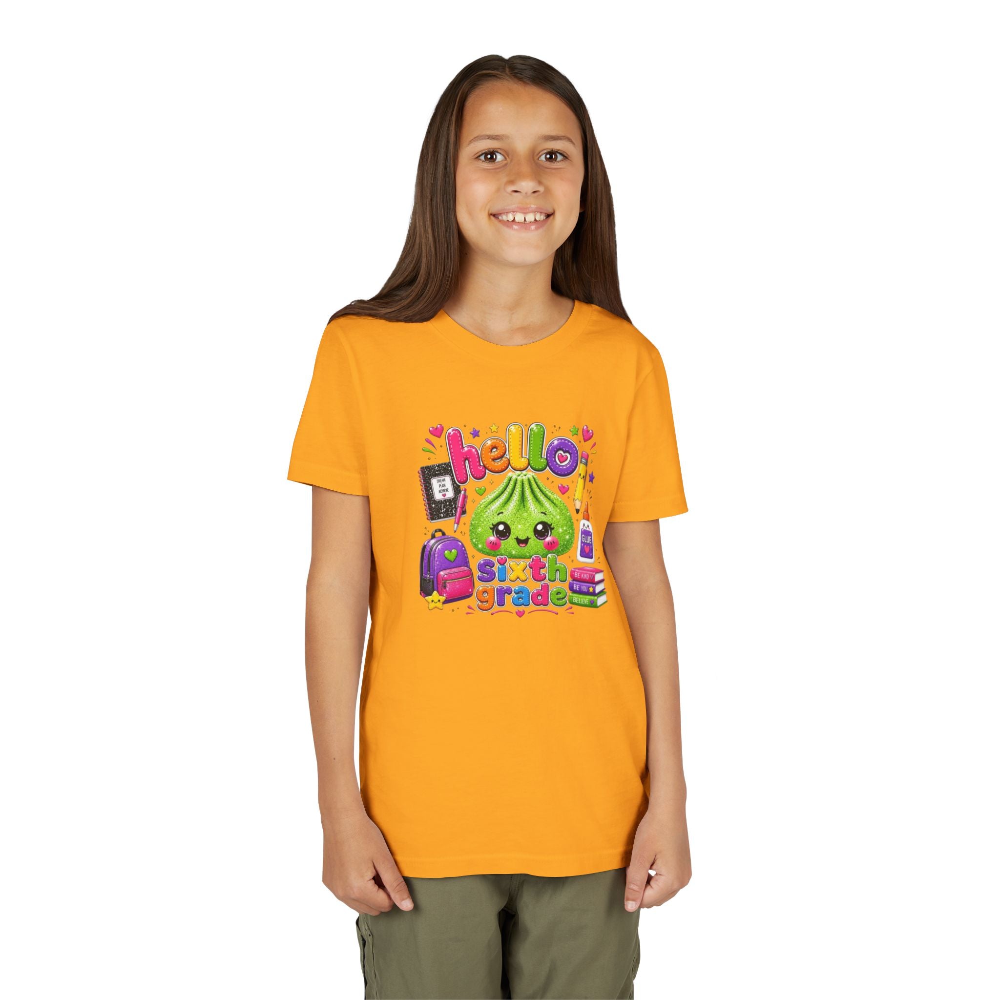 "Hello Sixth Grade" Youth Tee