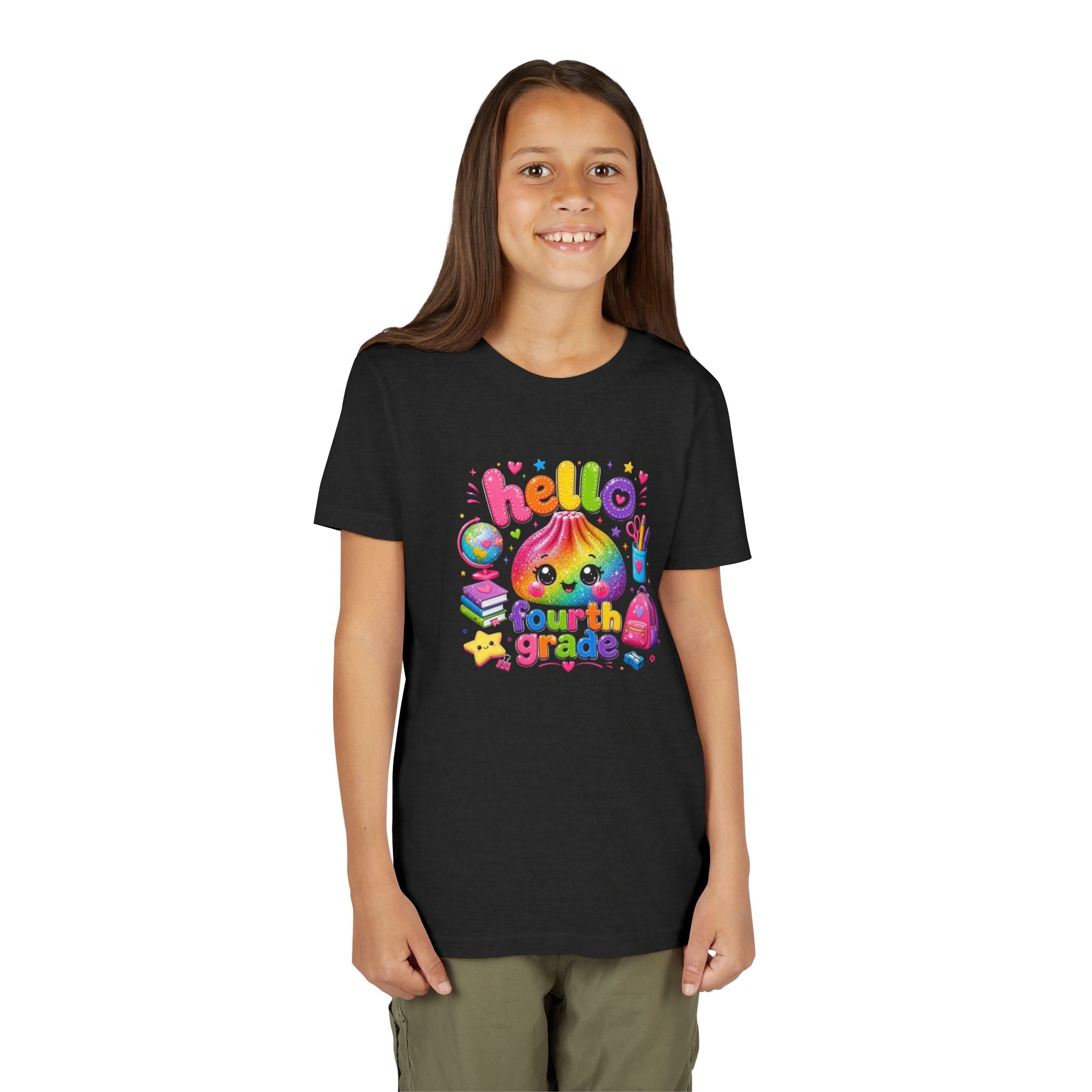 "Hello Fourth Grade" Kids T-Shirt
