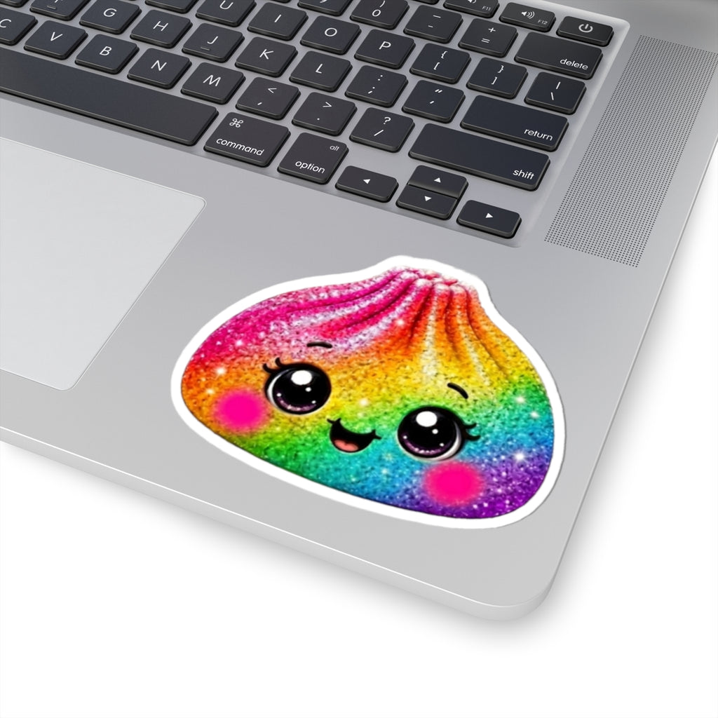 Rainbow Glitter Dumpling Sticker
