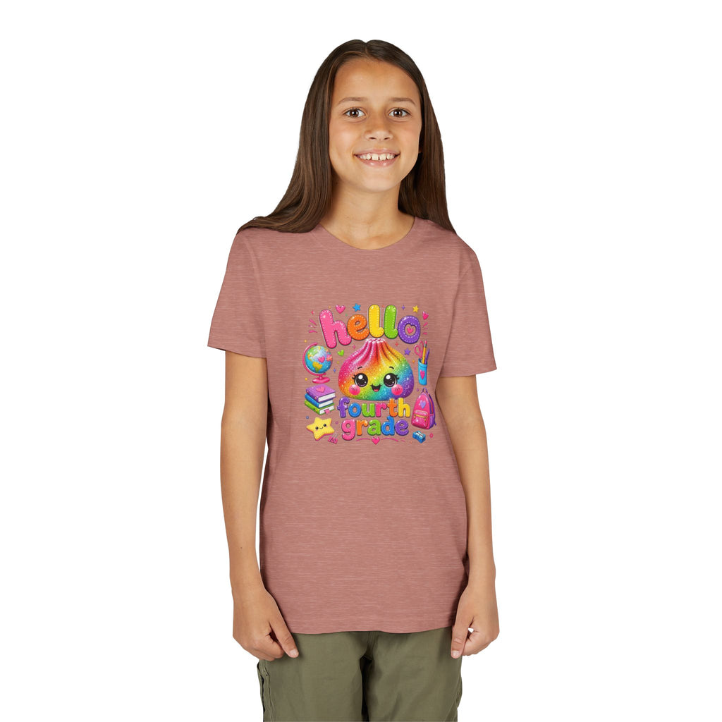 "Hello Fourth Grade" Kids T-Shirt