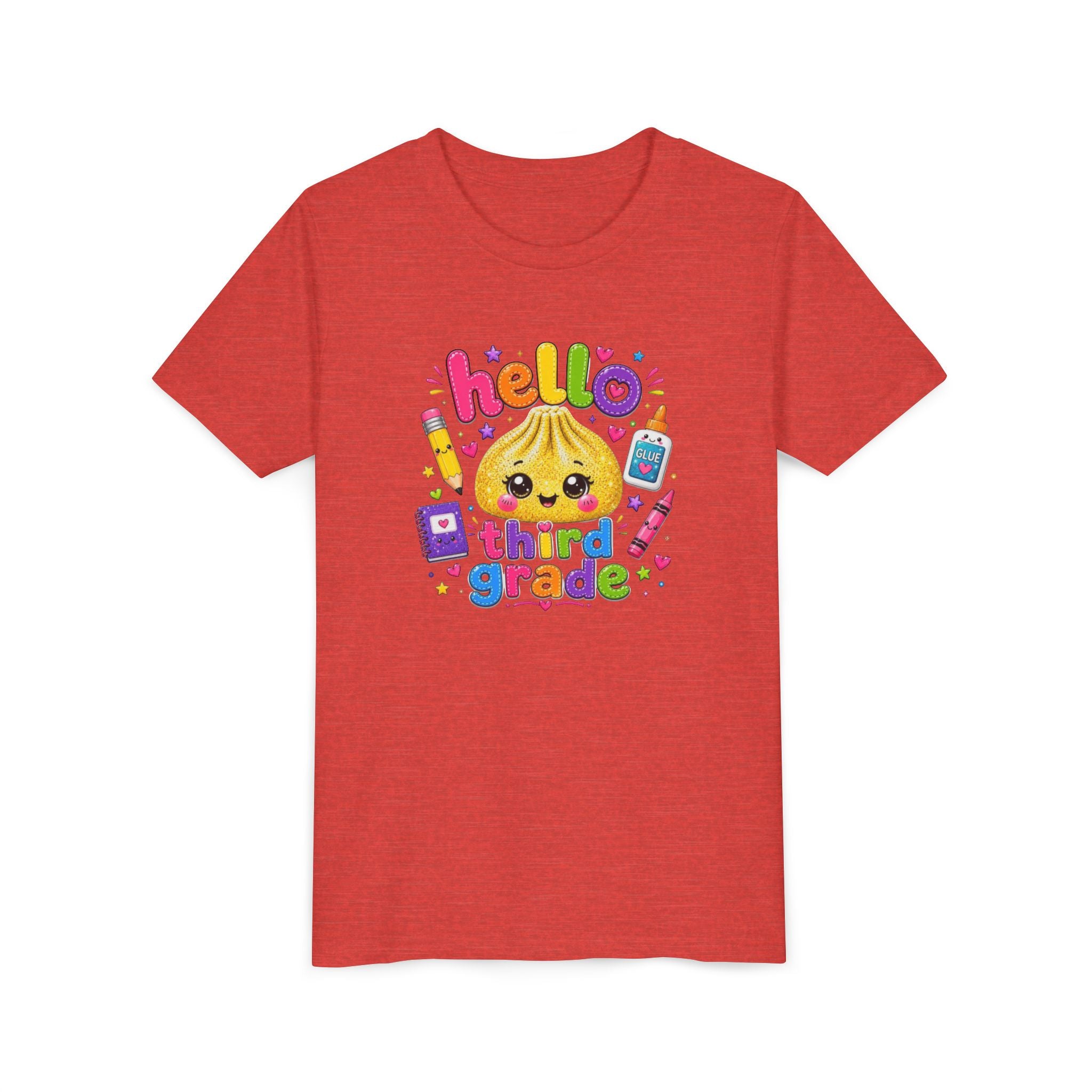 Hello Third Grade Youth Tee