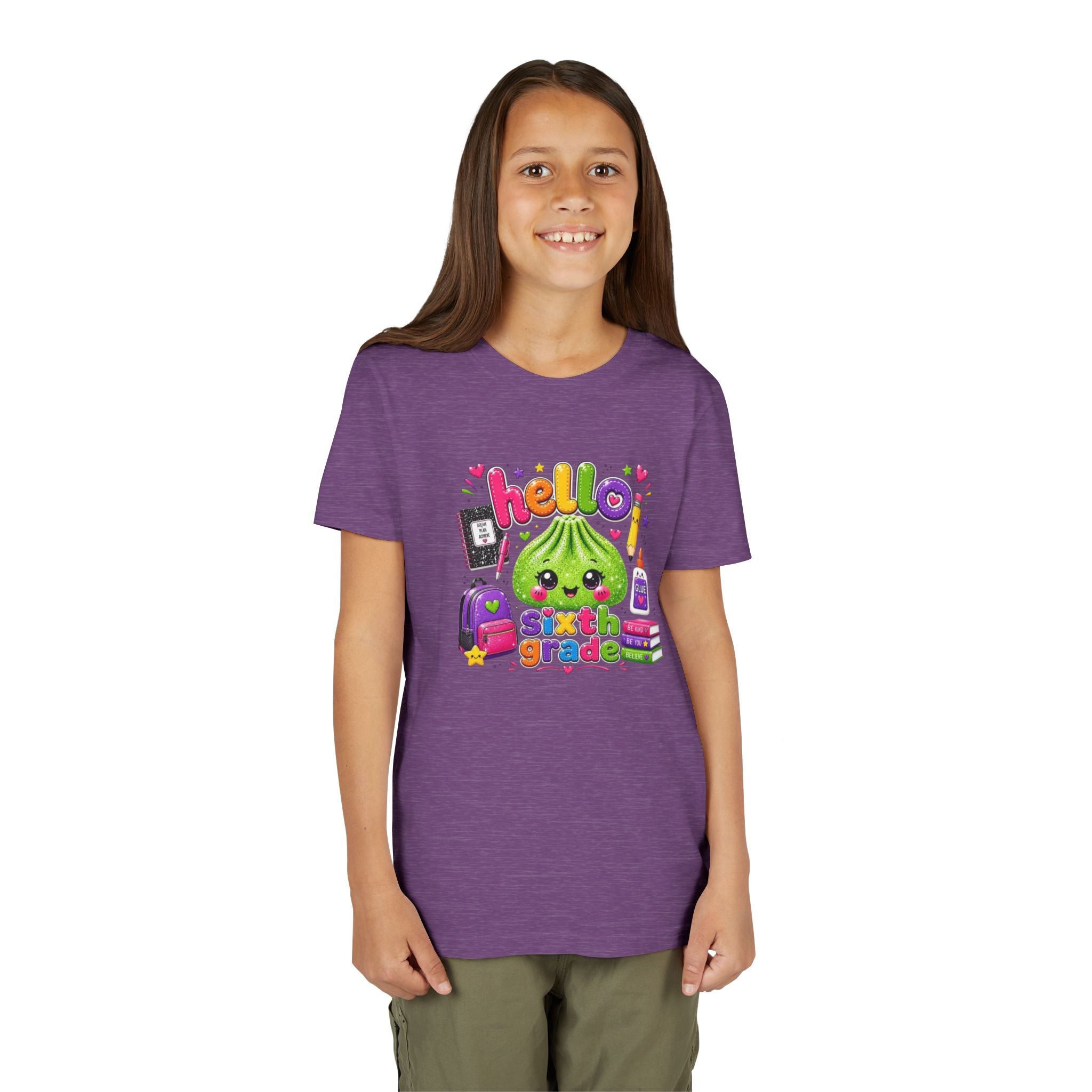 "Hello Sixth Grade" Youth Tee