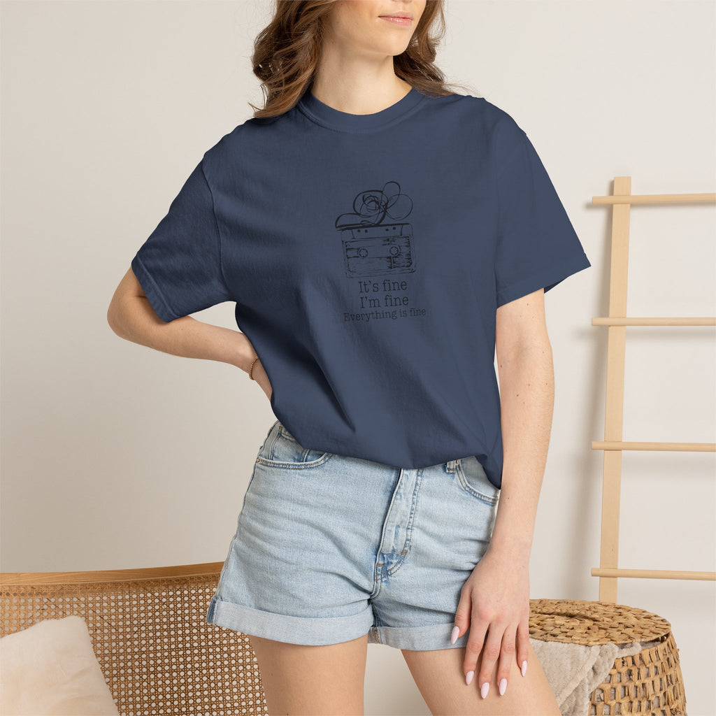 I’m Fine Cassette Tape T-Shirt