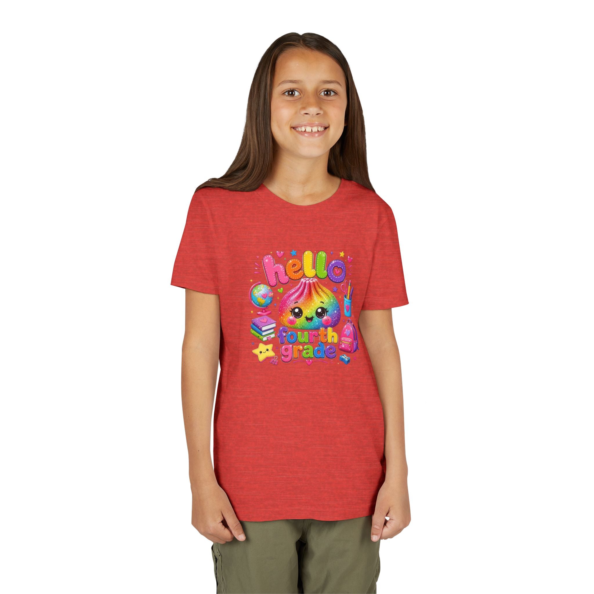 "Hello Fourth Grade" Kids T-Shirt