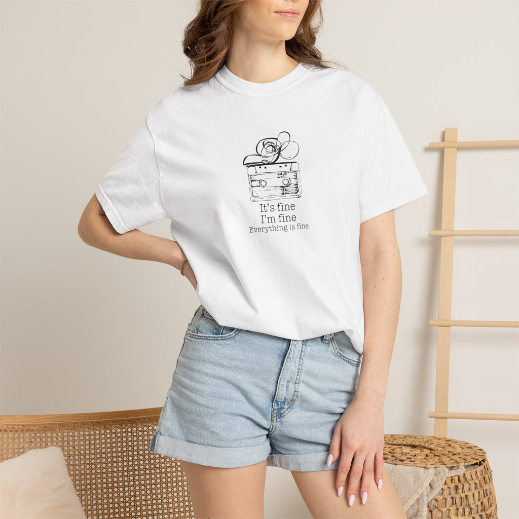 I’m Fine Cassette Tape T-Shirt